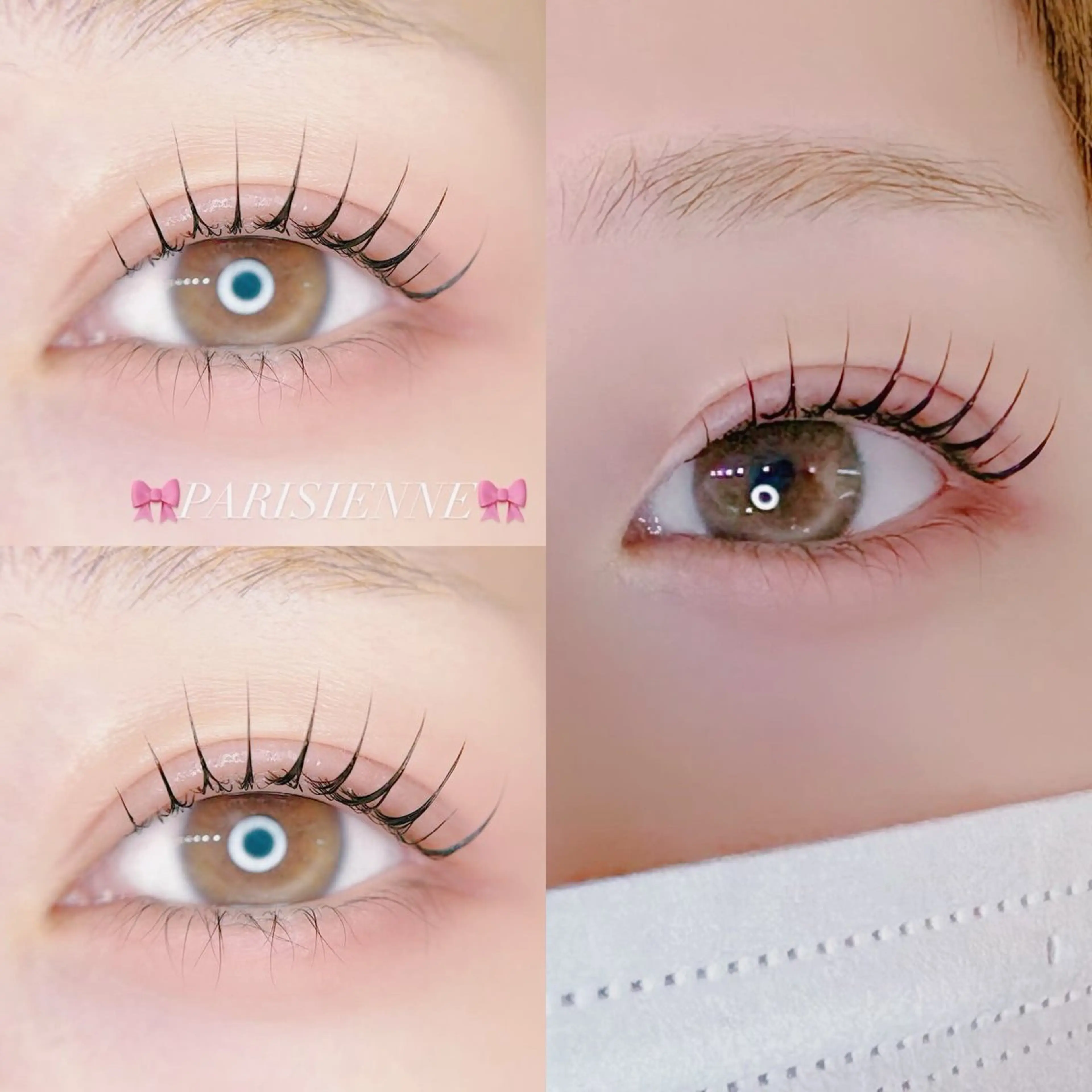 マツエク・マツパ パリジェンヌラッシュリフト 束感まつげ🐰アカリ /目元分析×似合わせのマツエク・マツパデザイン