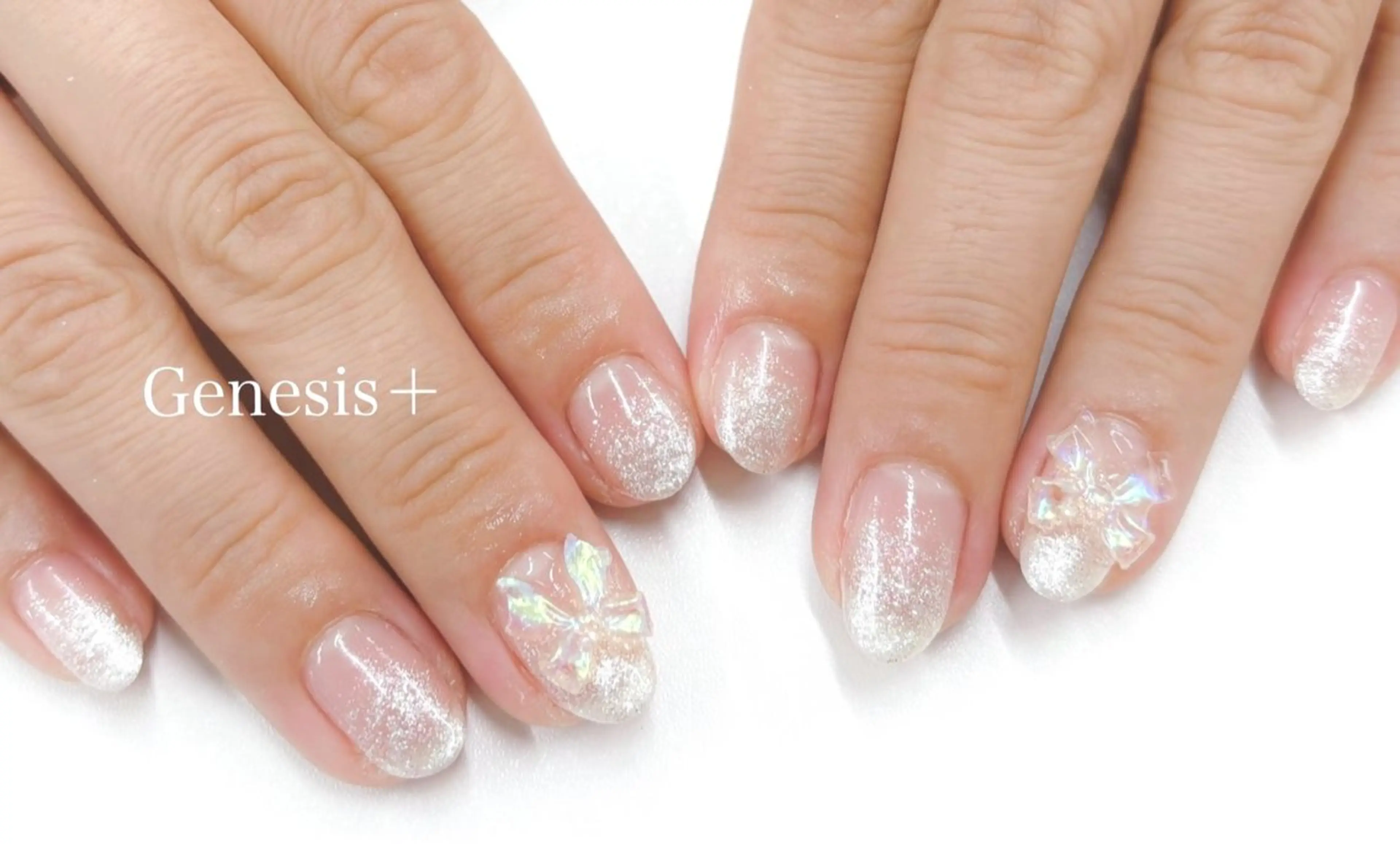 ネイル グラデーション ラメ(グリッター) ラメグラデーション Genesis Plus大津京店のエステ・リラクイメージ