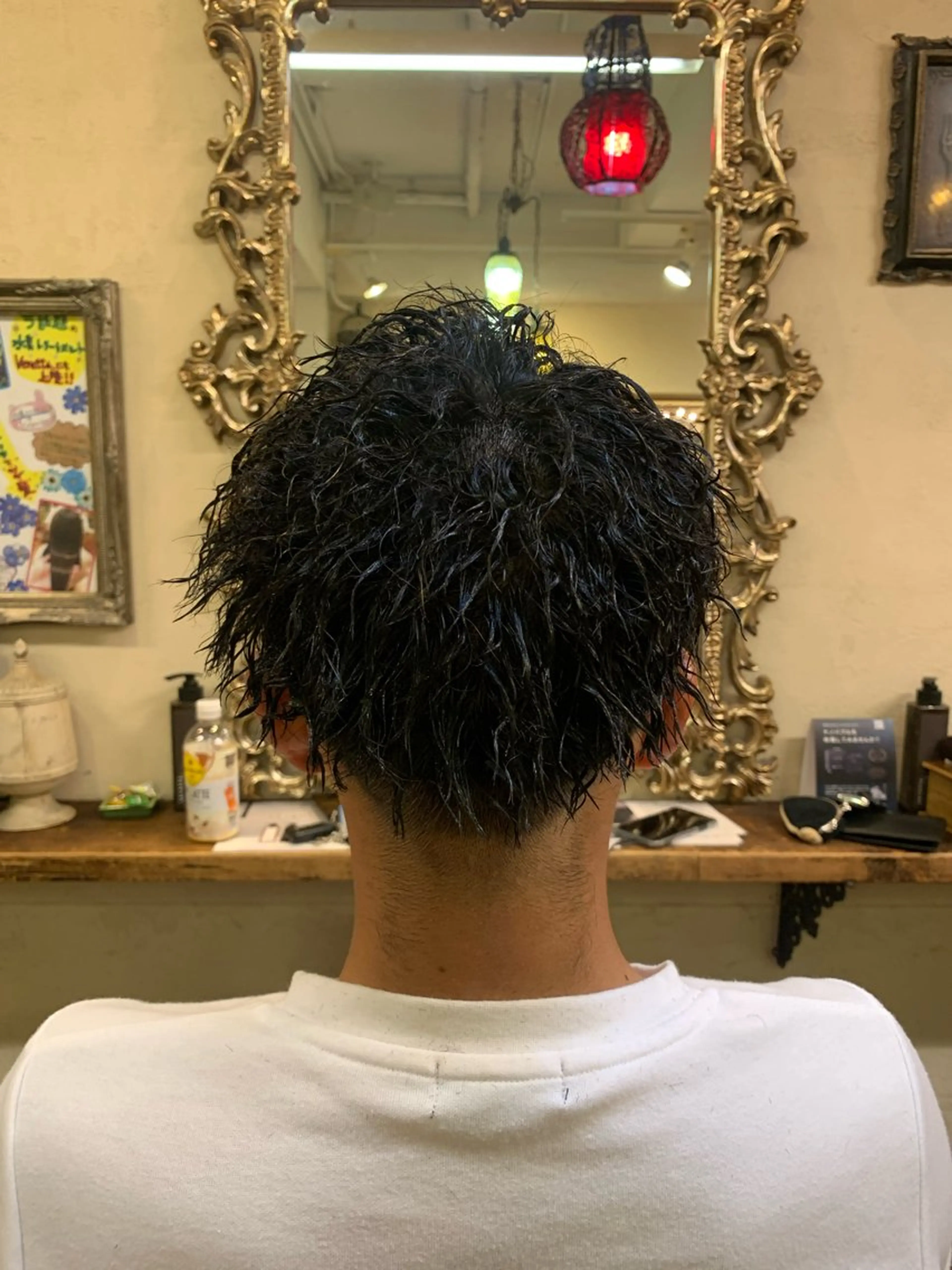 ショート パーマ メンズ メンズパーマ ツイストスパイラルパーマ スパイラルパーマ パーマ トリートメント veretta .所属・✒️ハイトーン/ メンズ特化　Rikuのヘアスタイル