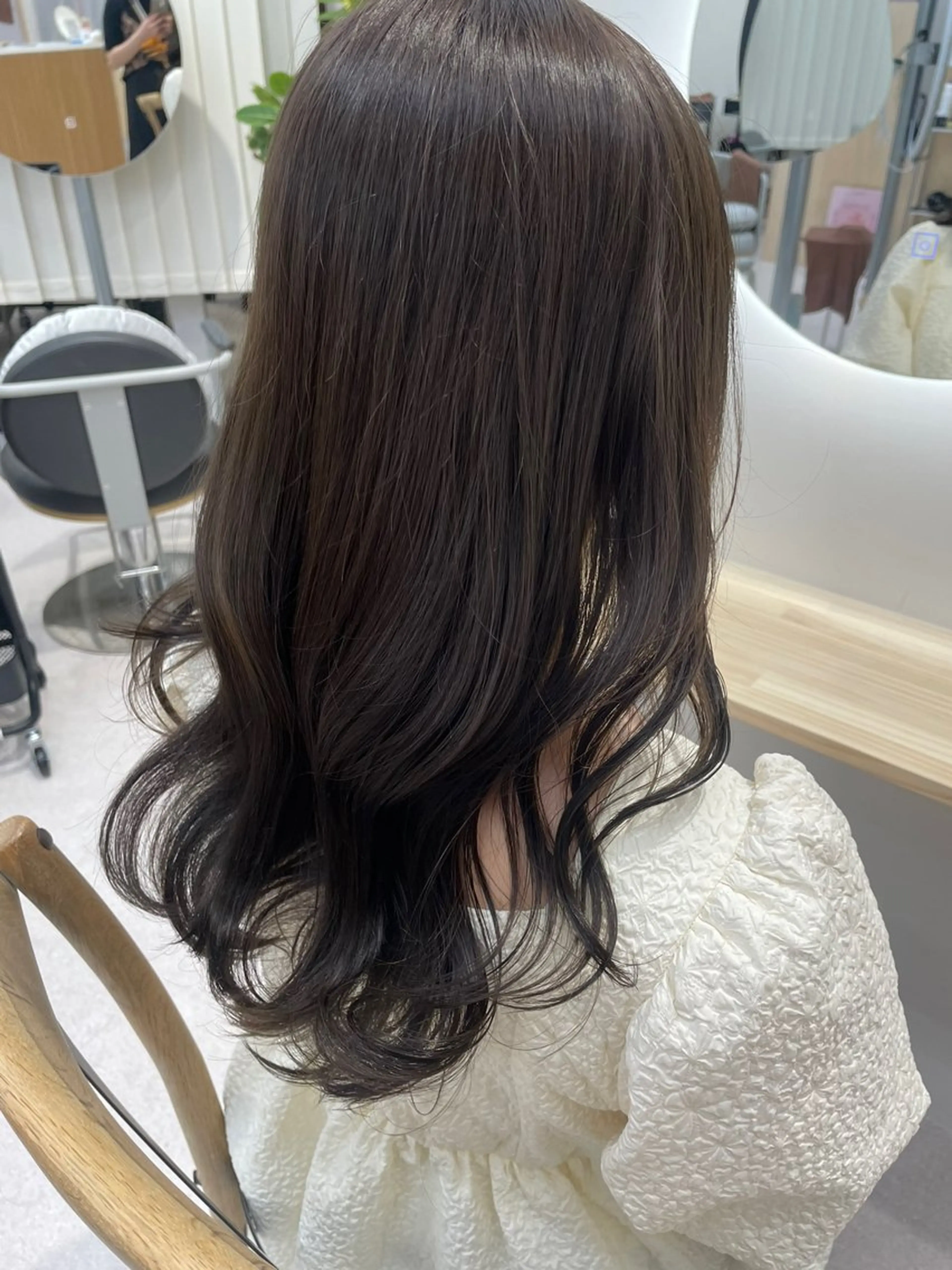 セミロング カラー 透明感カラー 🩰あさのヘアスタイル