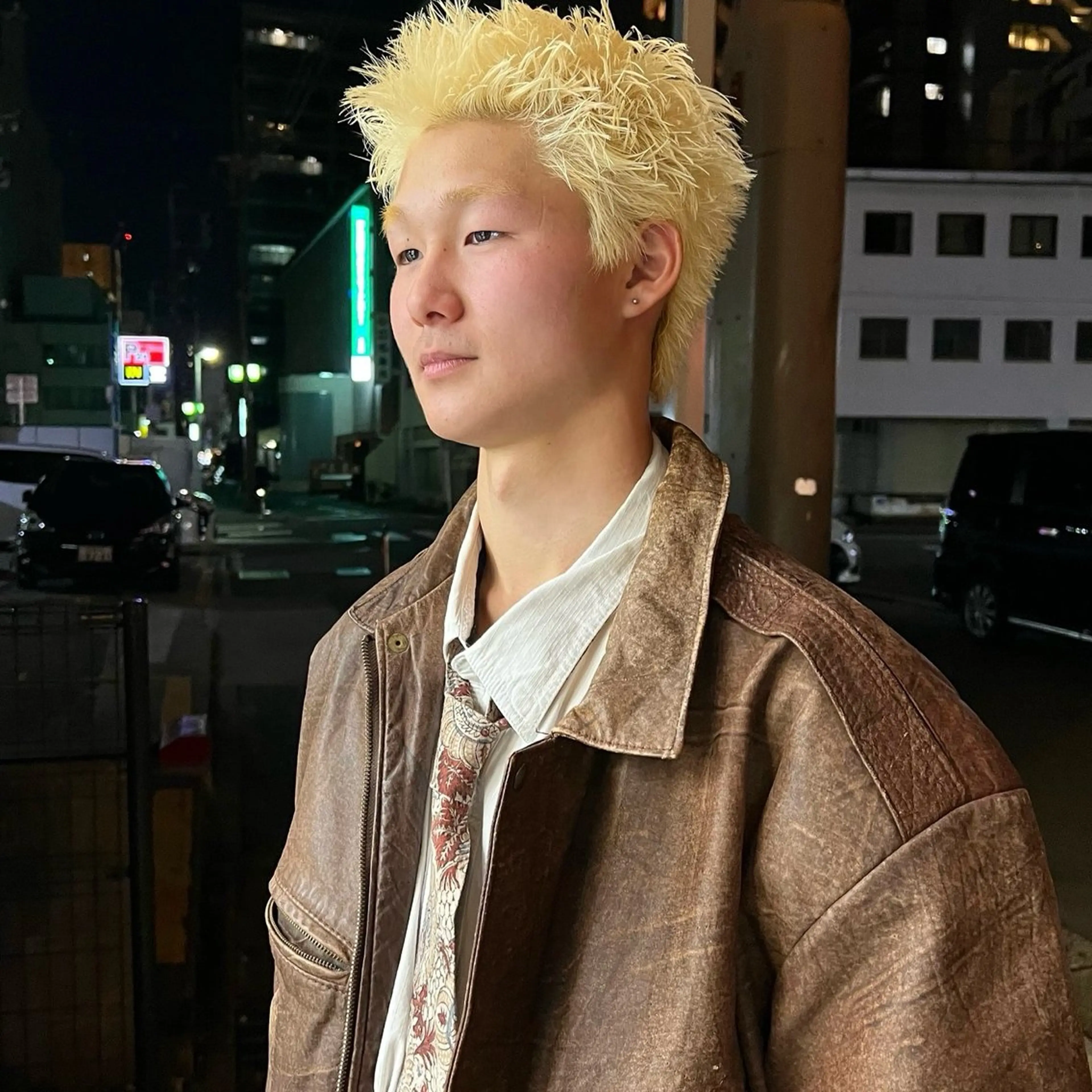 メンズカット+ケアブリーチカラーの写真