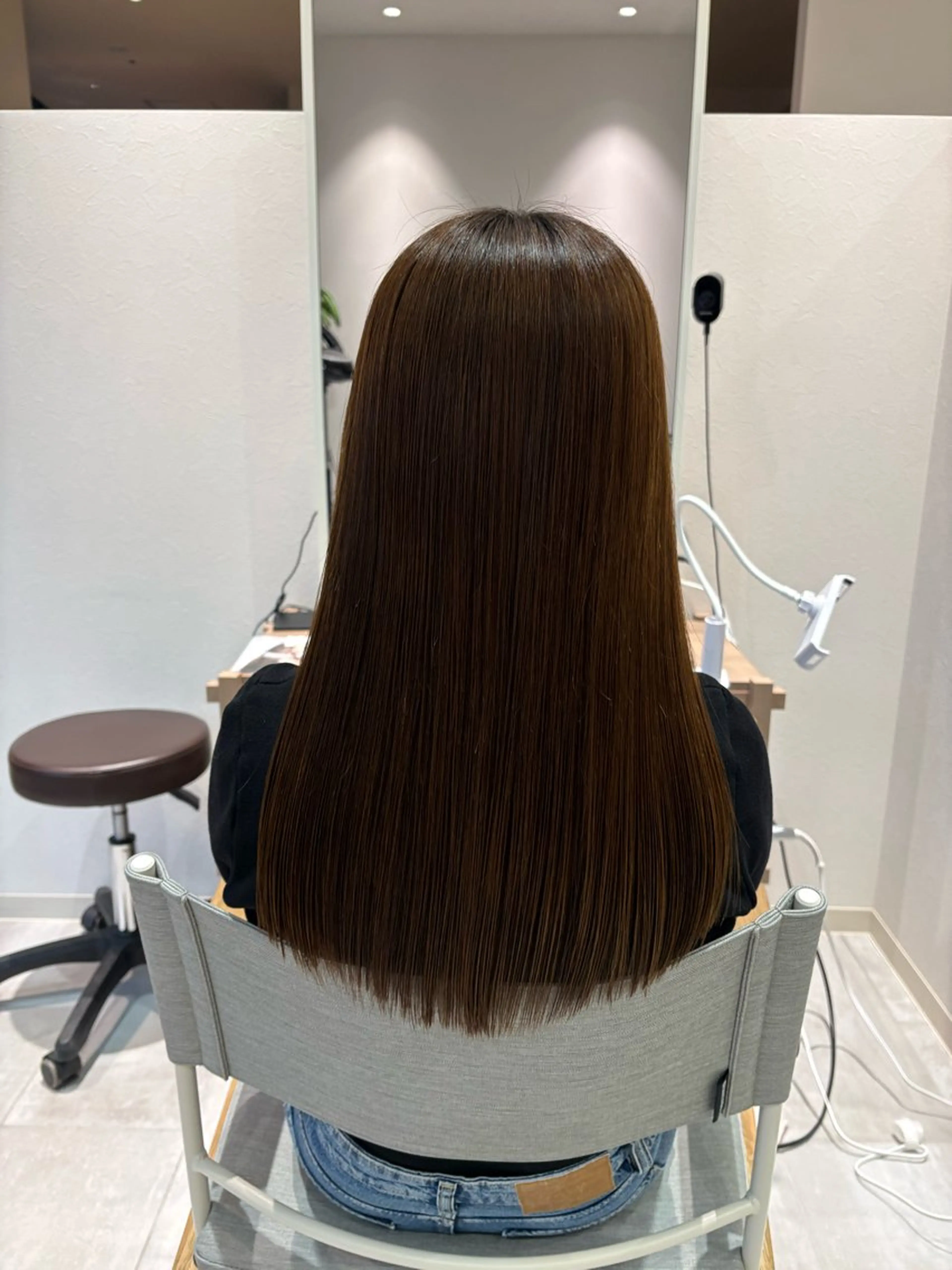 ロング ロング TIENA BEAUTY Smart Salon ONE FUKUOKA BLDG.店所属・ユイナ カットモデル募集中のヘアスタイル