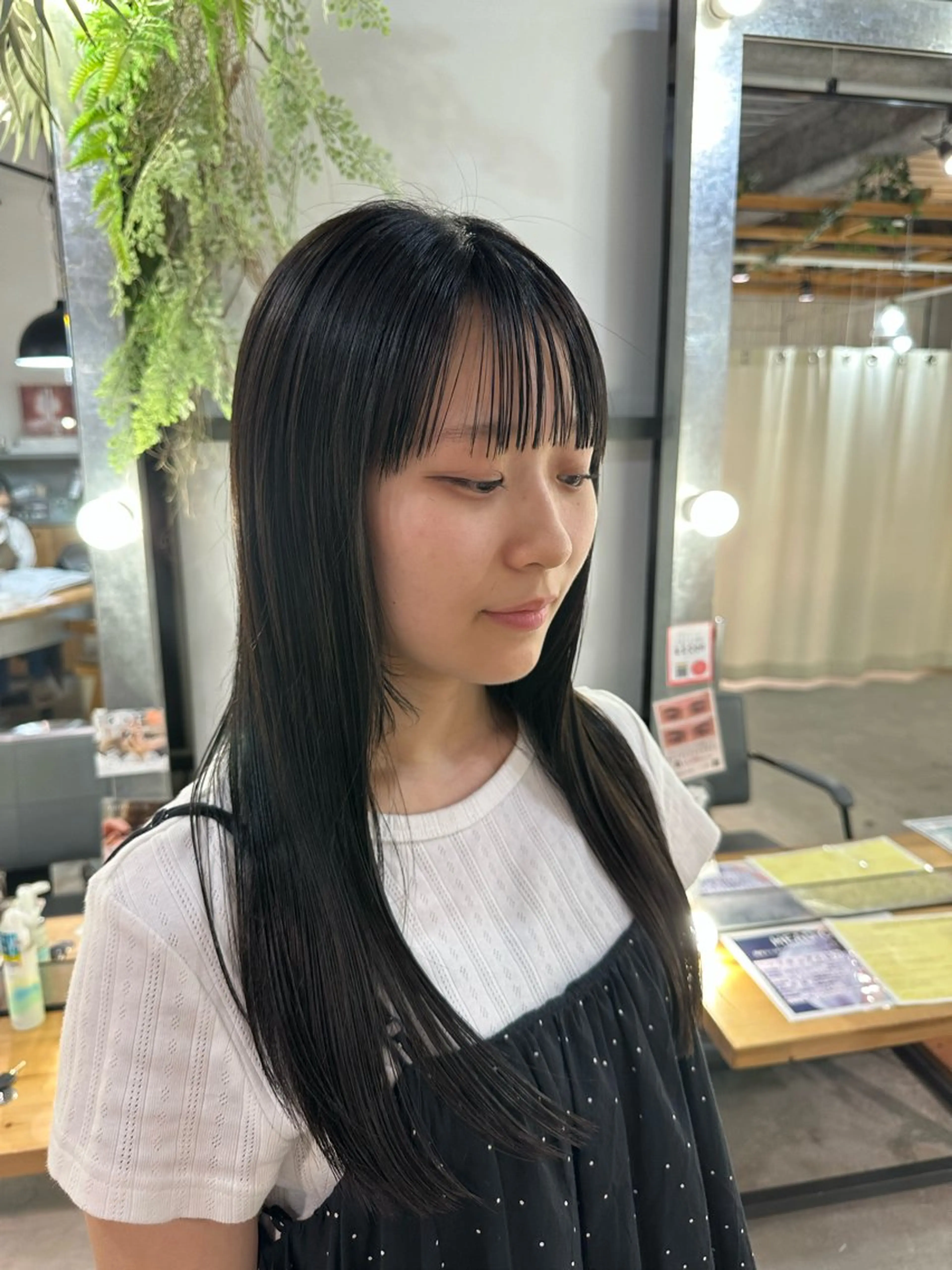 ロング カラー 髪質改善 ワイドバング 溜 一太のヘアスタイル