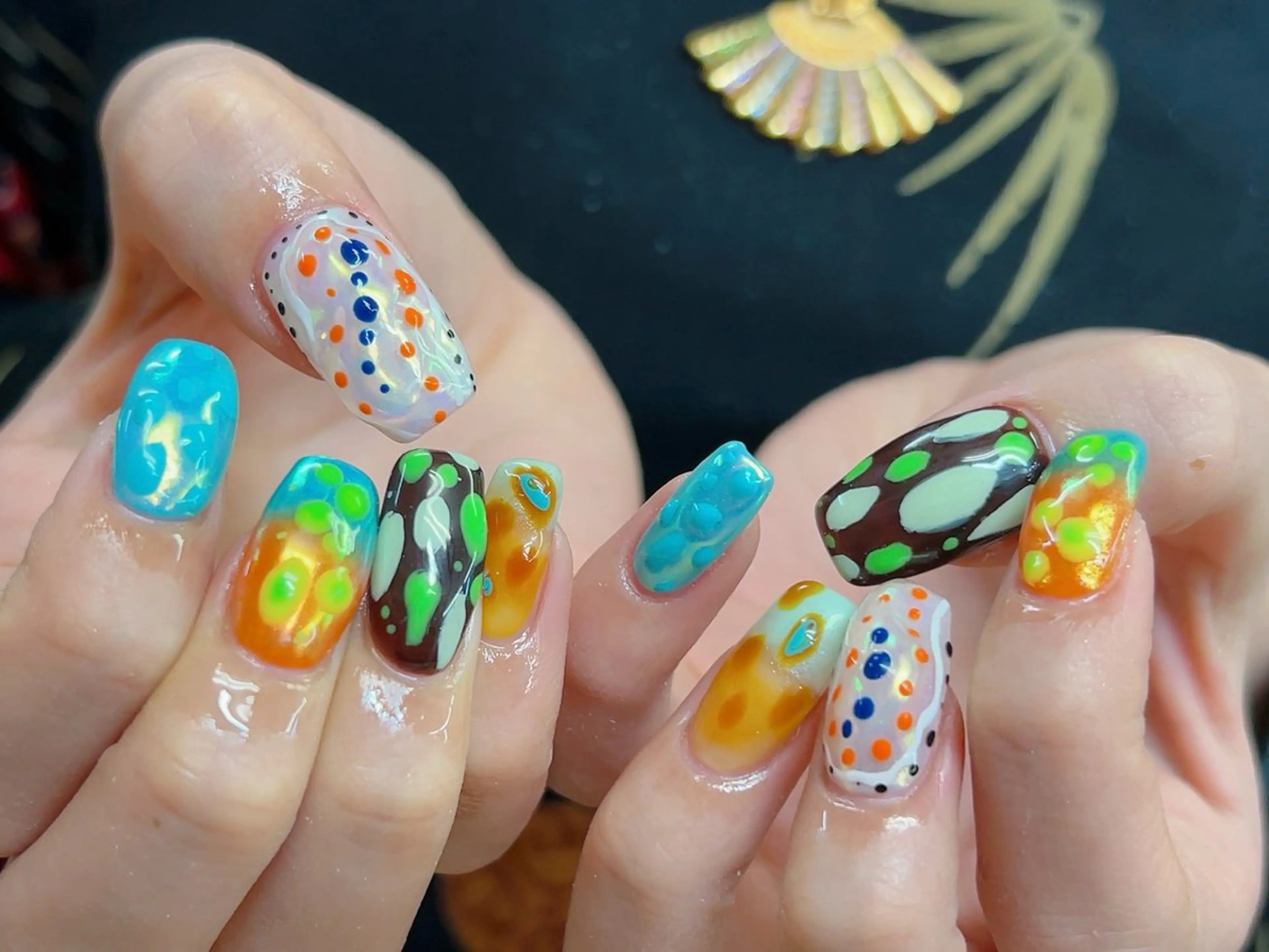 ネイル ハンドネイル Nail Atelier IamI所属・アイアムアイ 大村磨衣のネイルデザイン