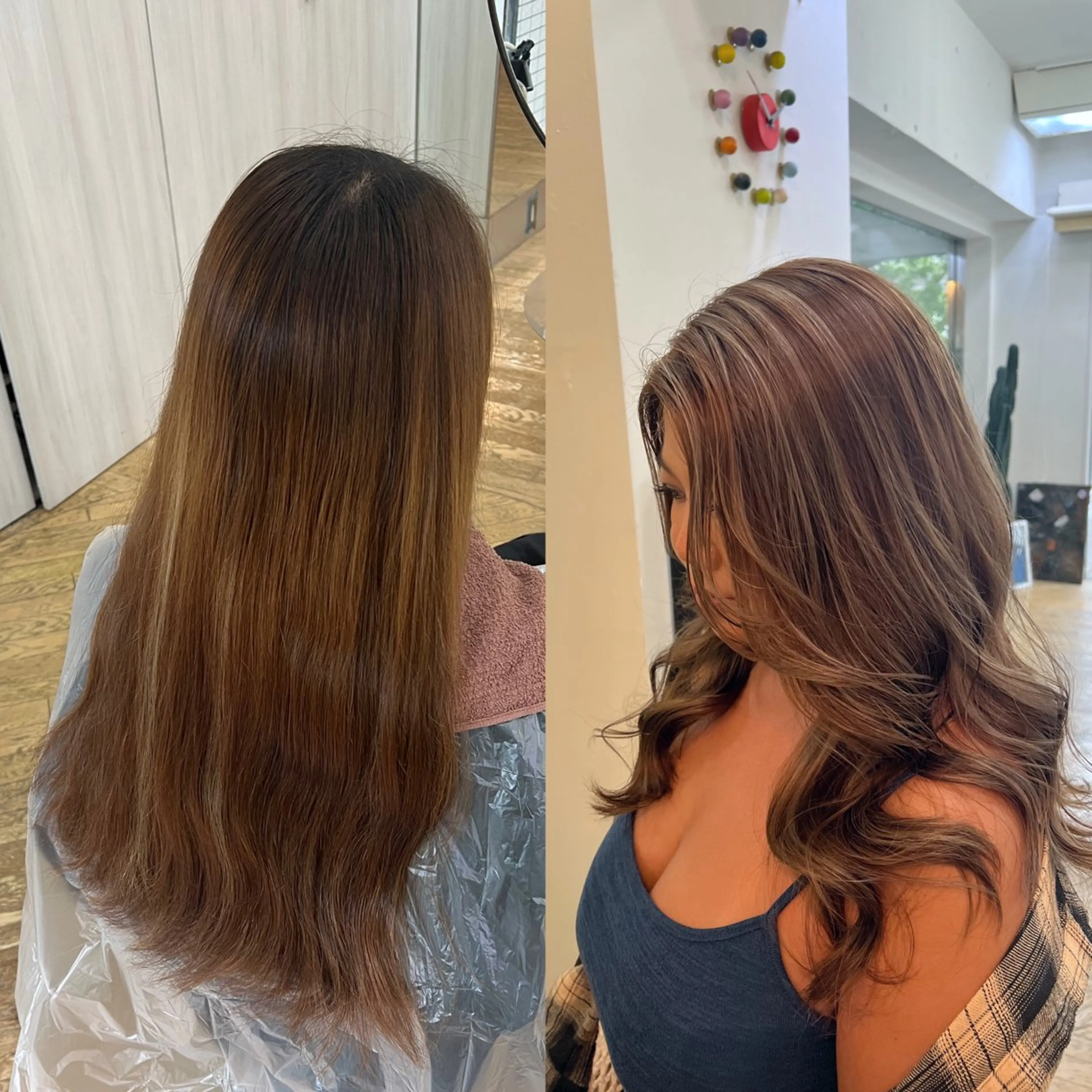 ロング カラー ヘアカラー トリートメント レイヤー/ボブ/ ミニボブ/AOIのヘアスタイル