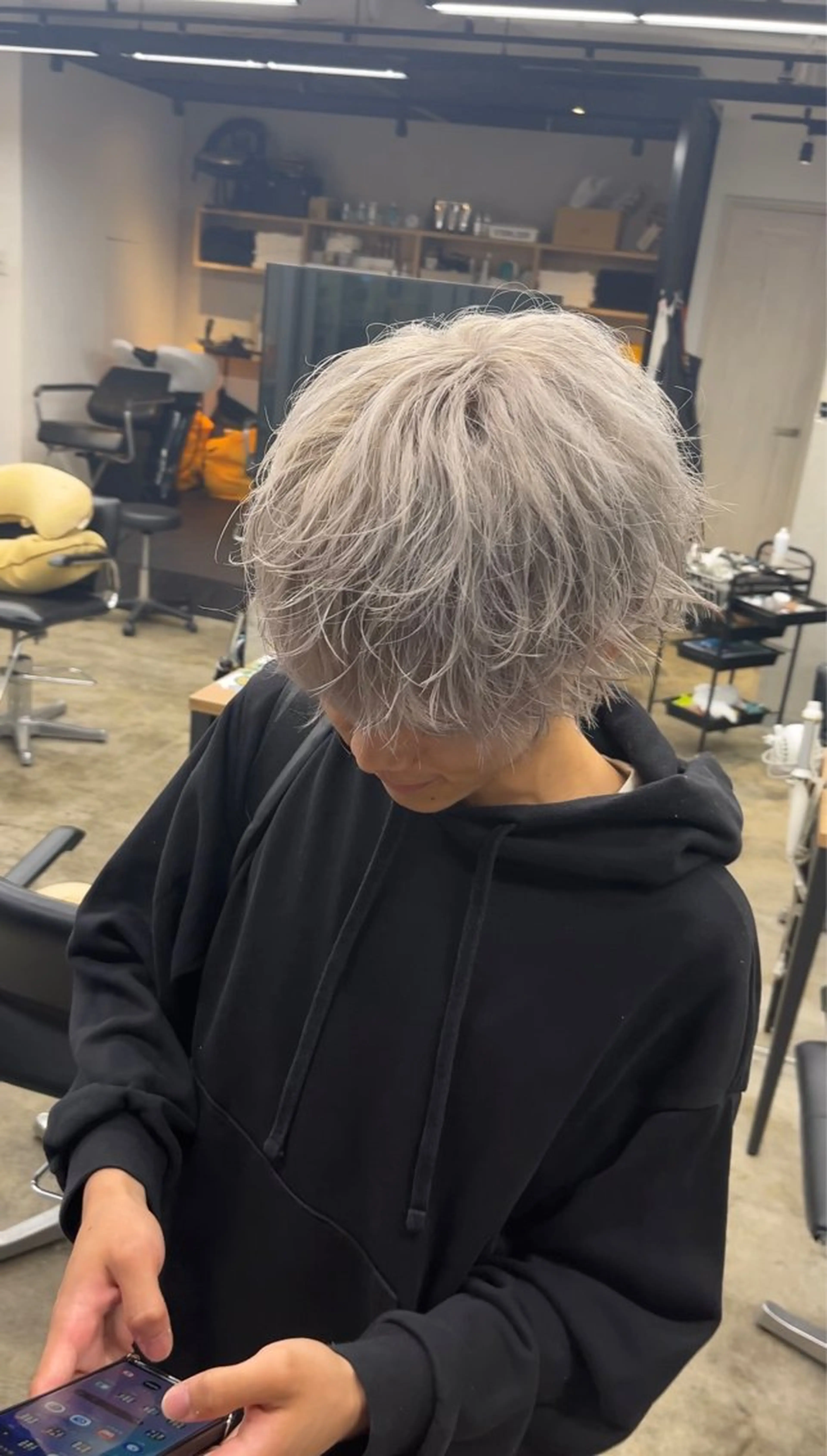 ミディアム わたる /カットモデル募集のヘアスタイル