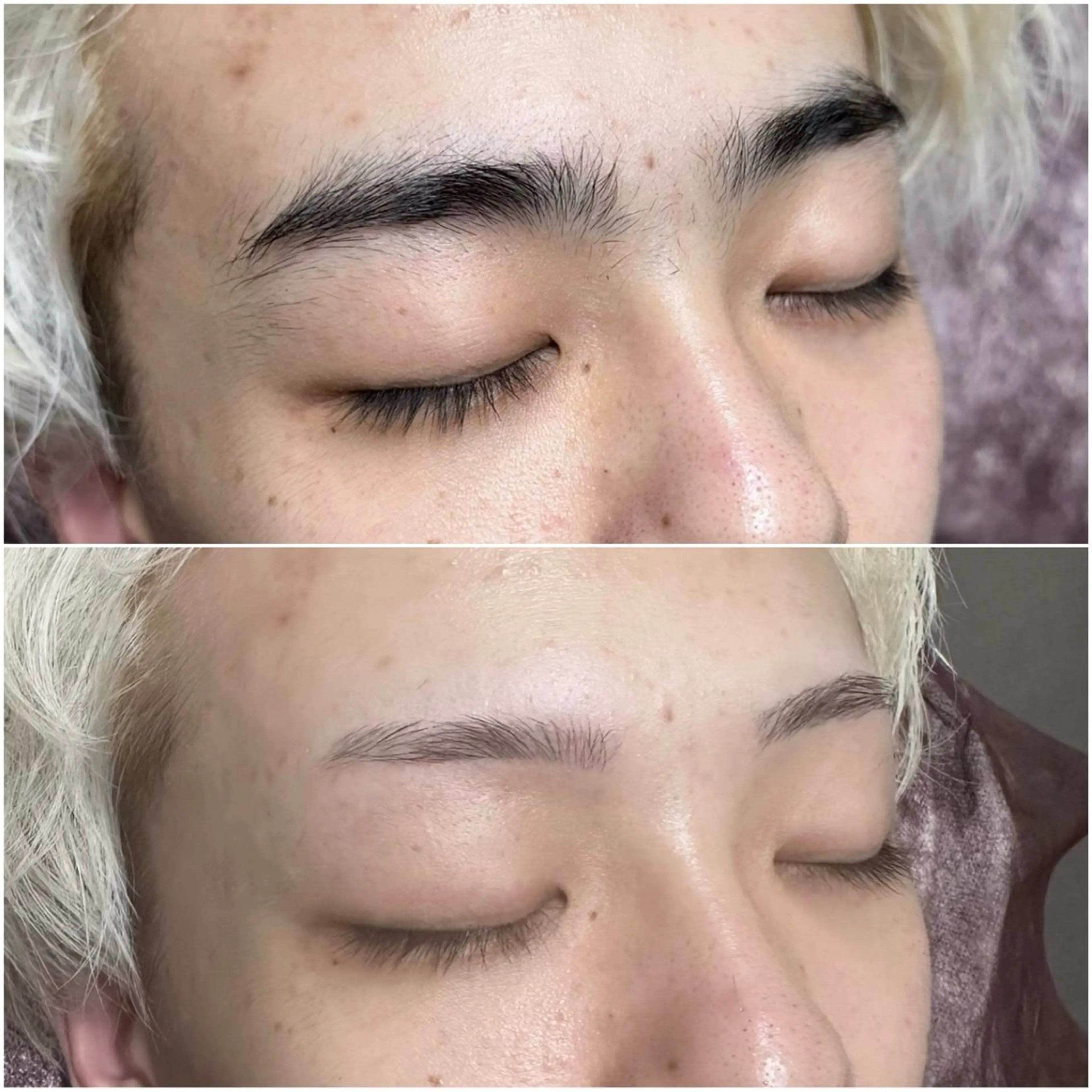 メンズ アイブロウ ワックス脱毛 WARP 高橋のマツエク・マツパデザイン