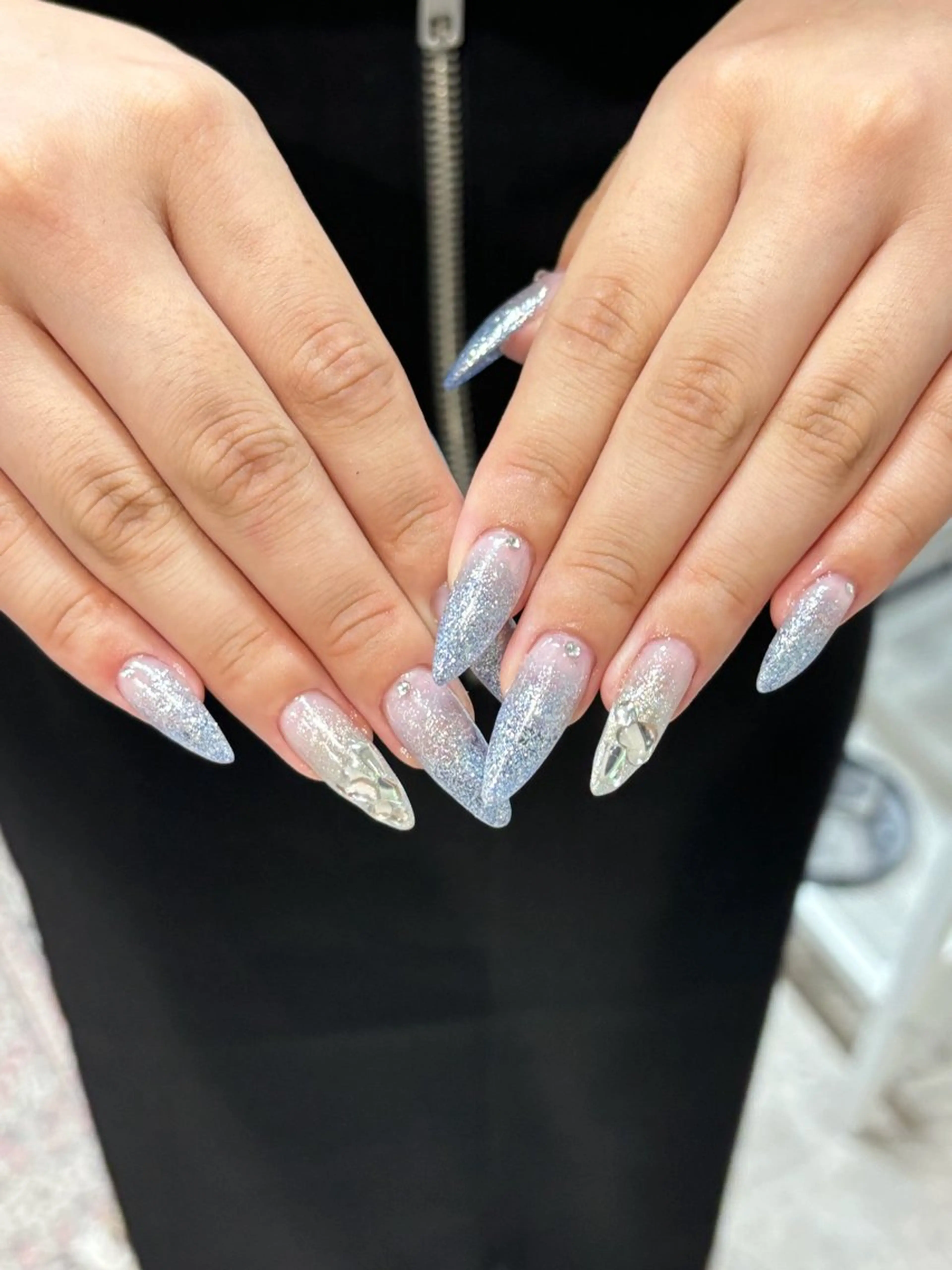 ネイル 0203ムニムサン 💙Honokaのネイルデザイン