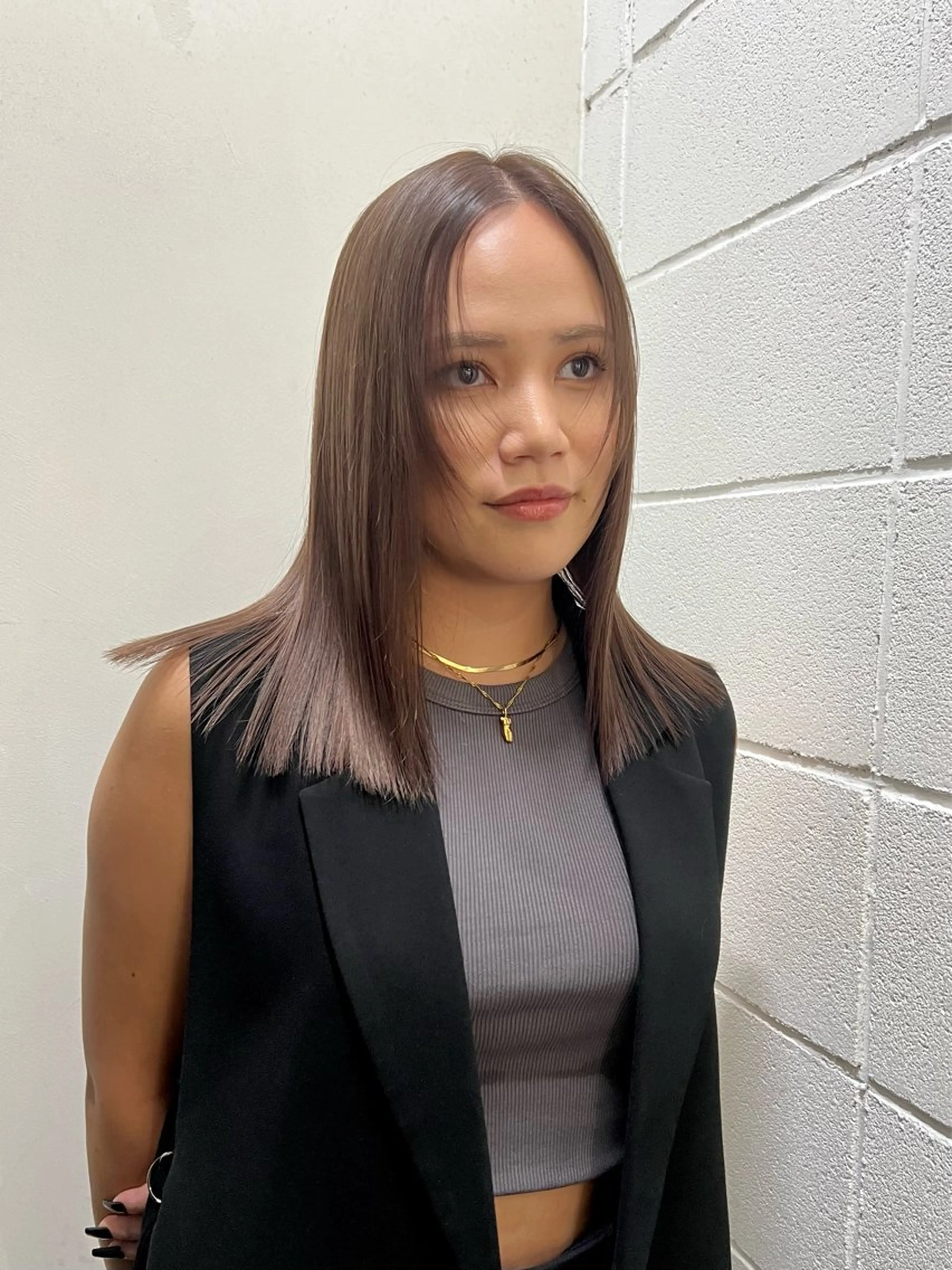 セミロング カット ヘアカラー トリートメント HARU//原宿🤍 リピート率NO.1のヘアスタイル