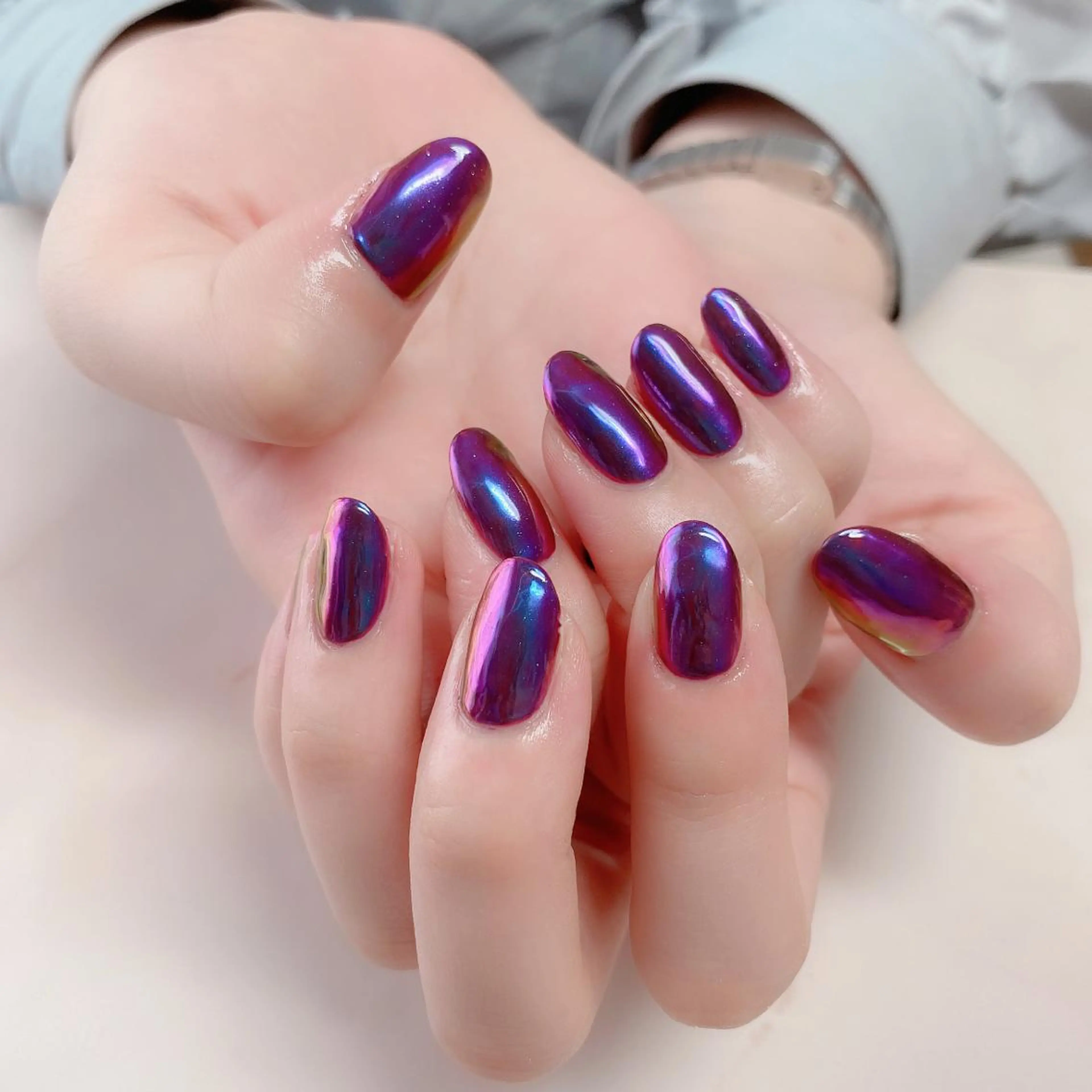 ネイル ミラーネイル ♡Ellie ♡のネイルデザイン