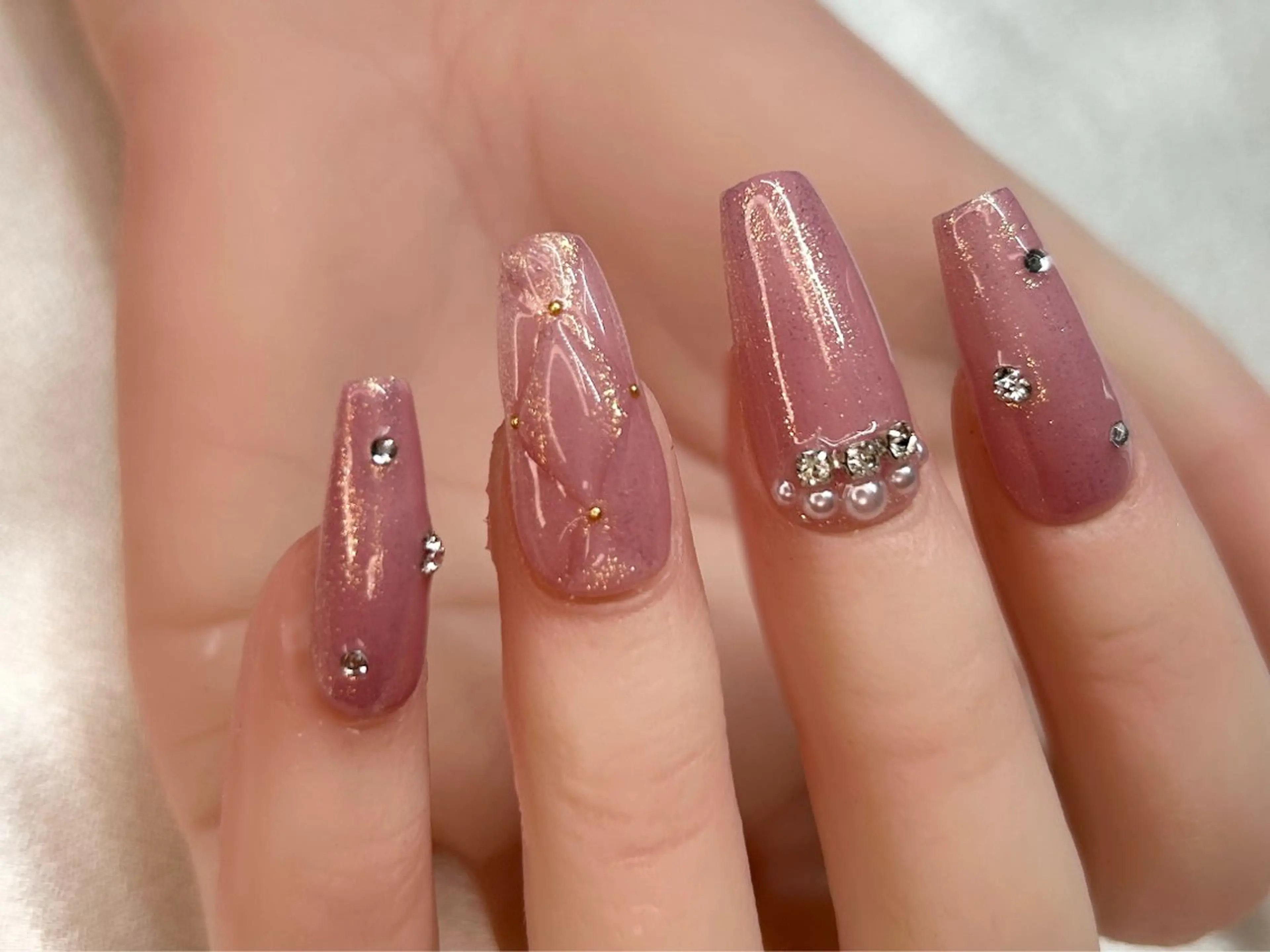 ネイル ワンホンネイル ハンドネイル Forca total studio所属・Forca Airaのネイルデザイン