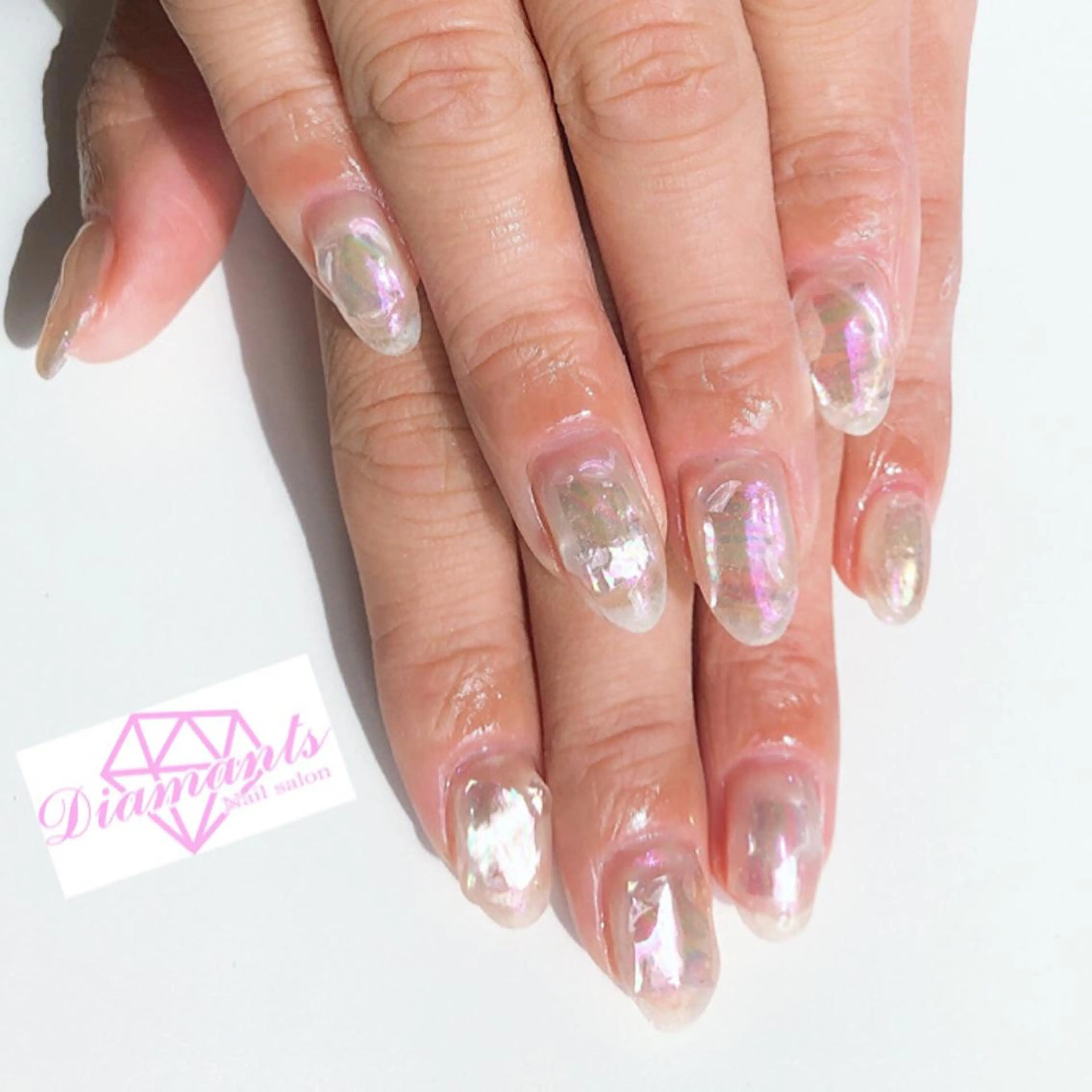 ネイル 氷ネイル・うるうるネイル Asa miのネイルデザイン