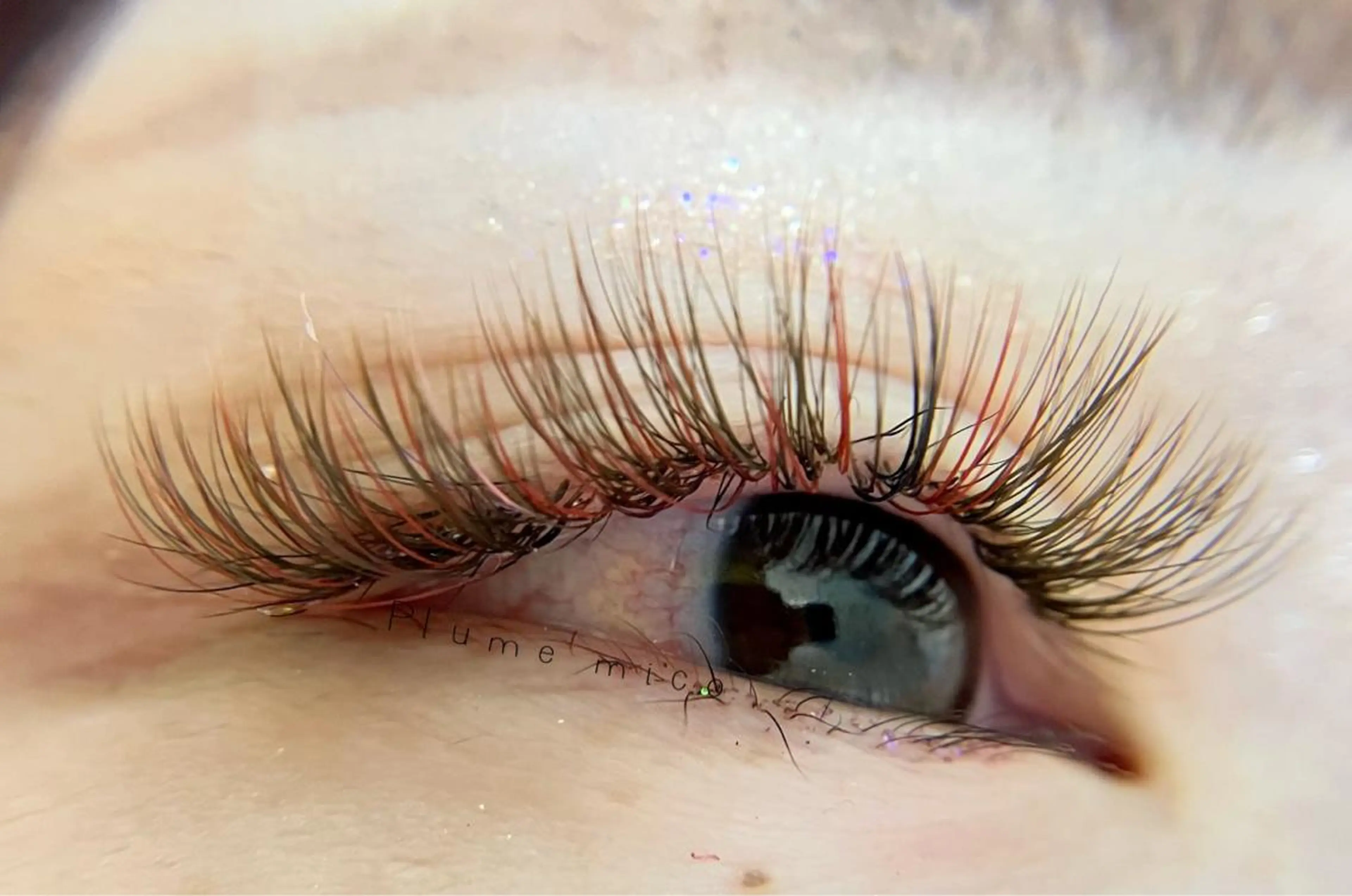 マツエク・マツパ カラーマツエク マツエク Plume micoのマツエク・マツパデザイン