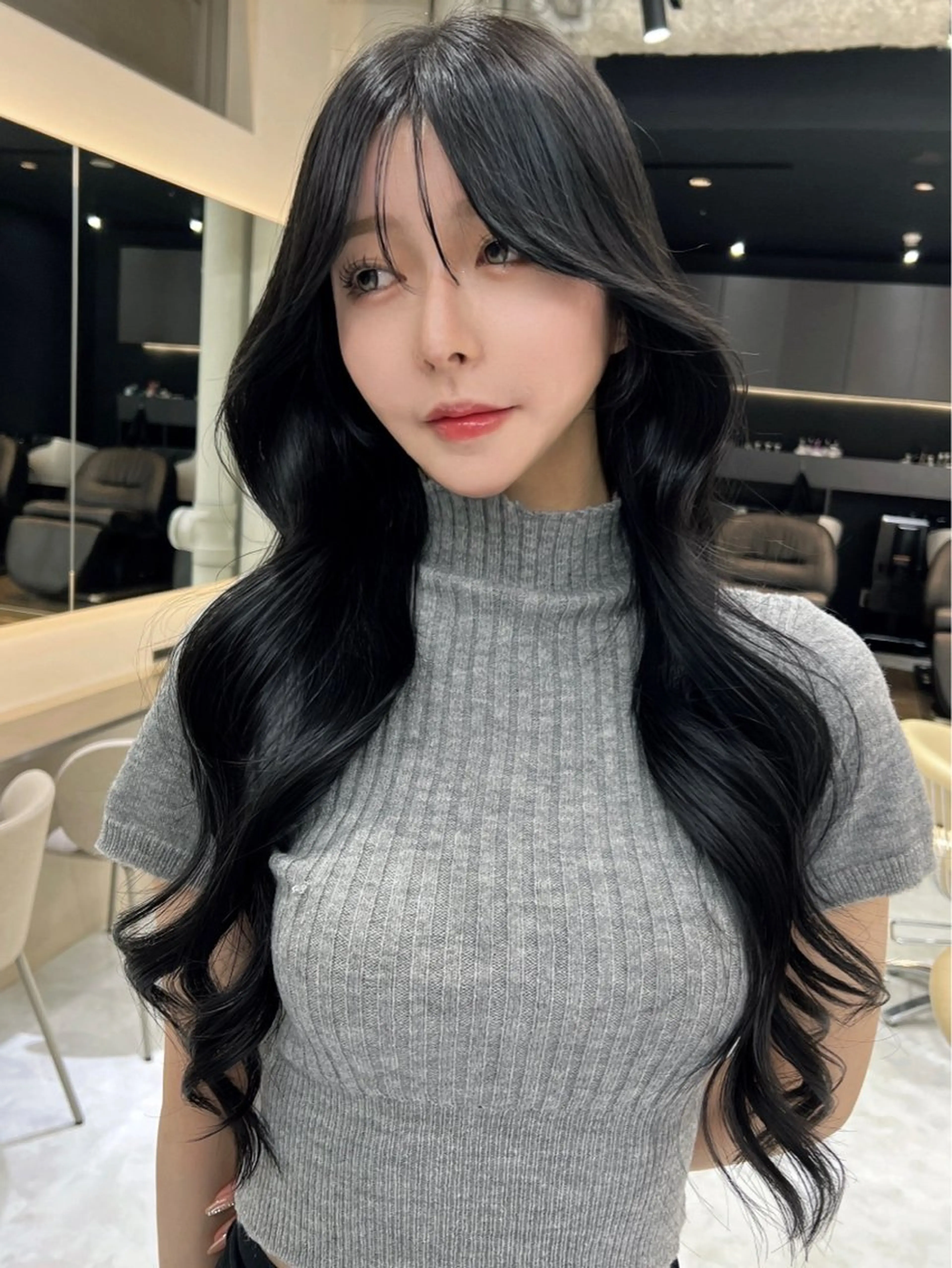 ロング 縮毛矯正 トリートメント 🫧髪質改善 講師🫧🍎幹細胞のヘアスタイル