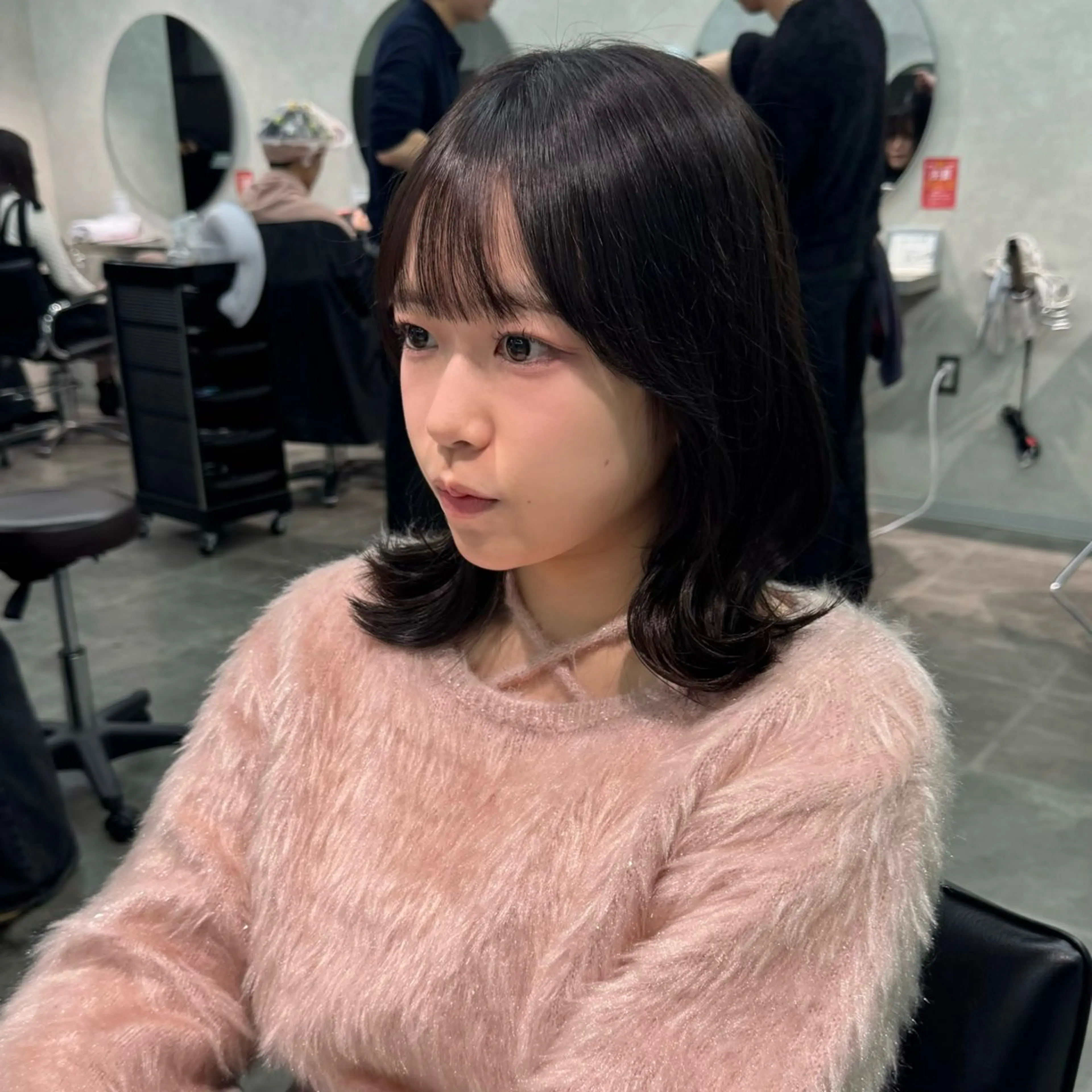 ミディアム カット ヘアカラー 韓国特化🇰🇷千葉 /レイヤーカット竜生のヘアスタイル