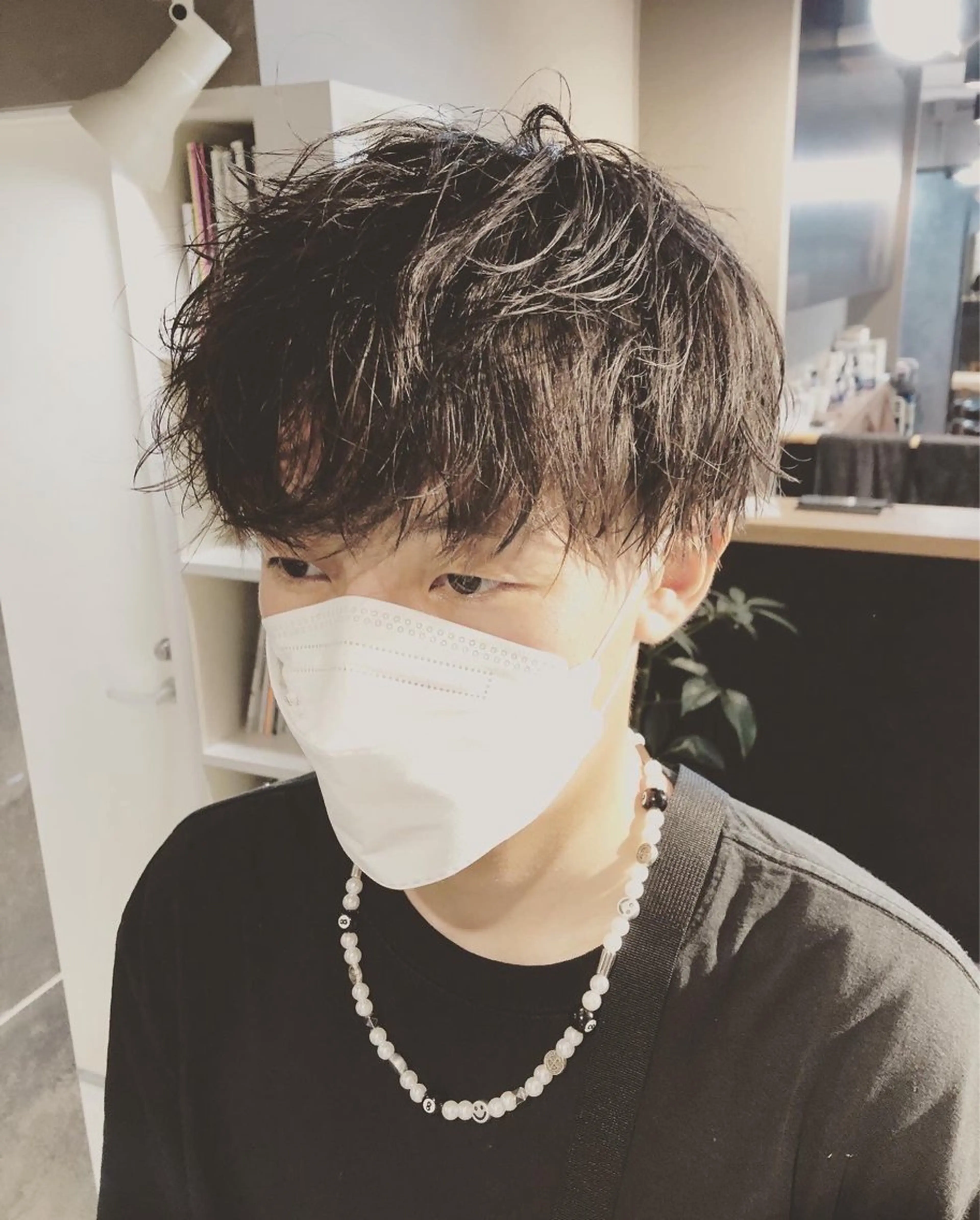 パーマ ヘアアレンジ メンズ カット パーマ トリートメント ヘアセット ainico+所属・メンズ特化✂️栗原 侑也のヘアスタイル