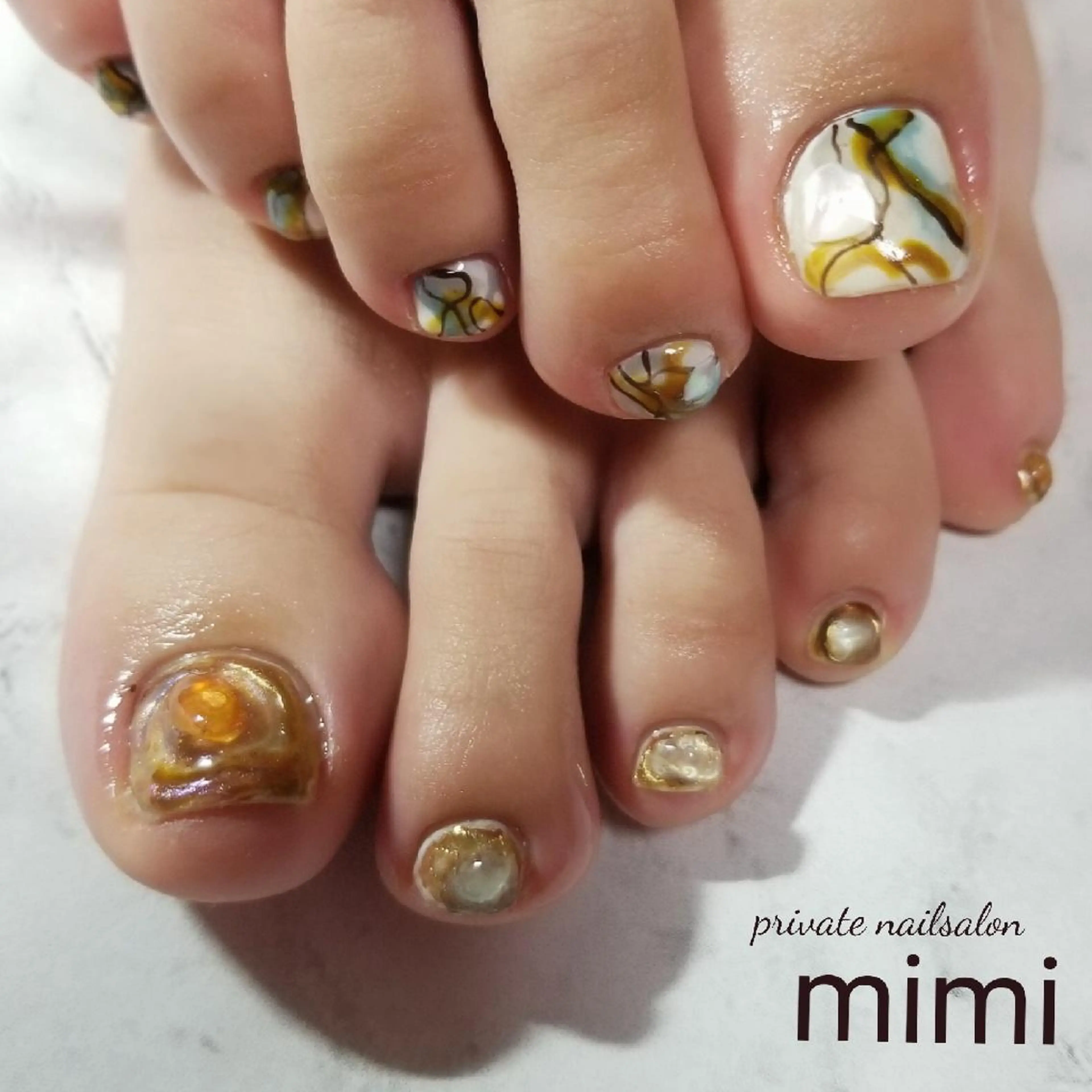 フットデザイン持ち込みコースの写真