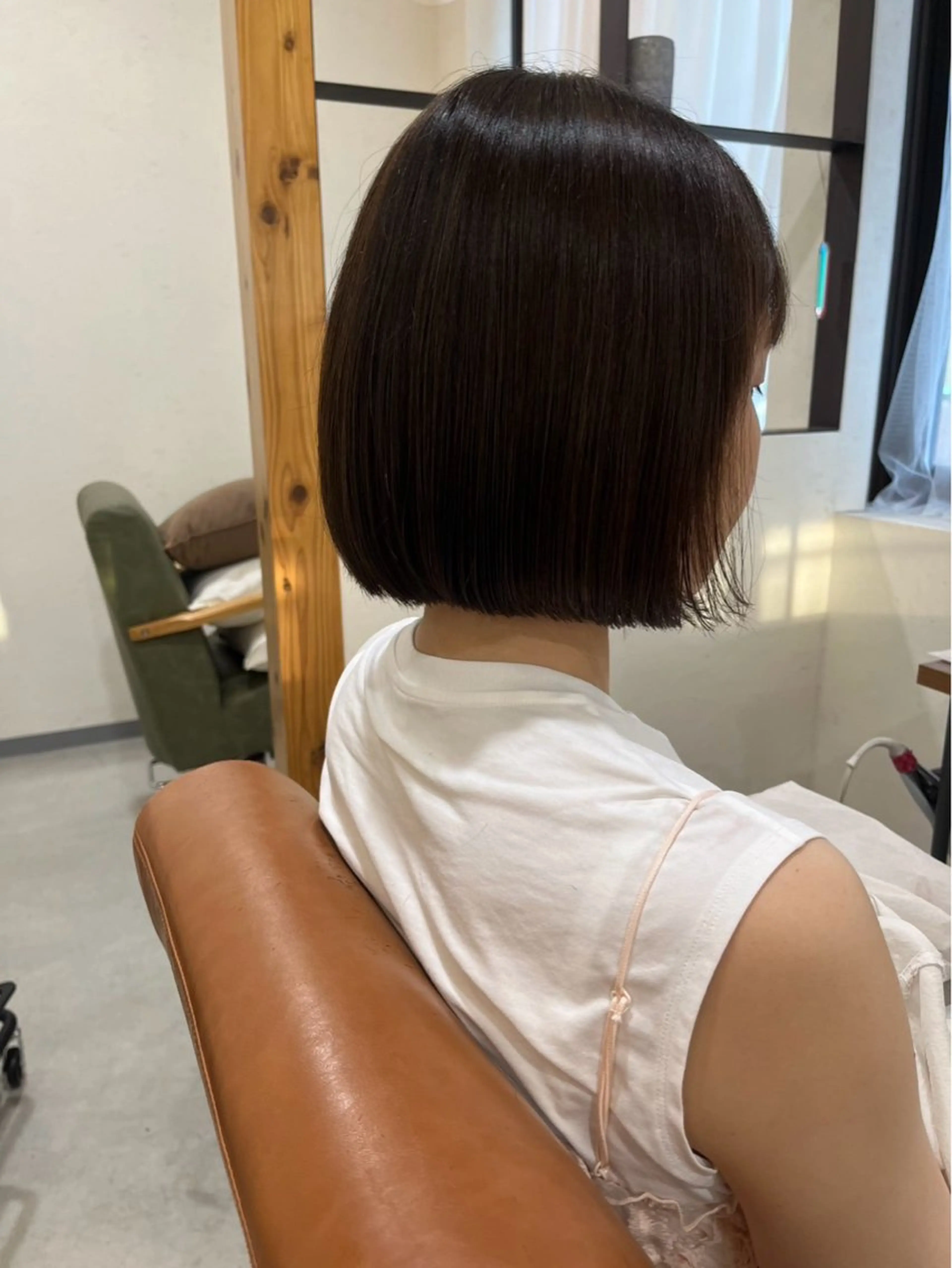 ミディアム nico 山田のヘアスタイル