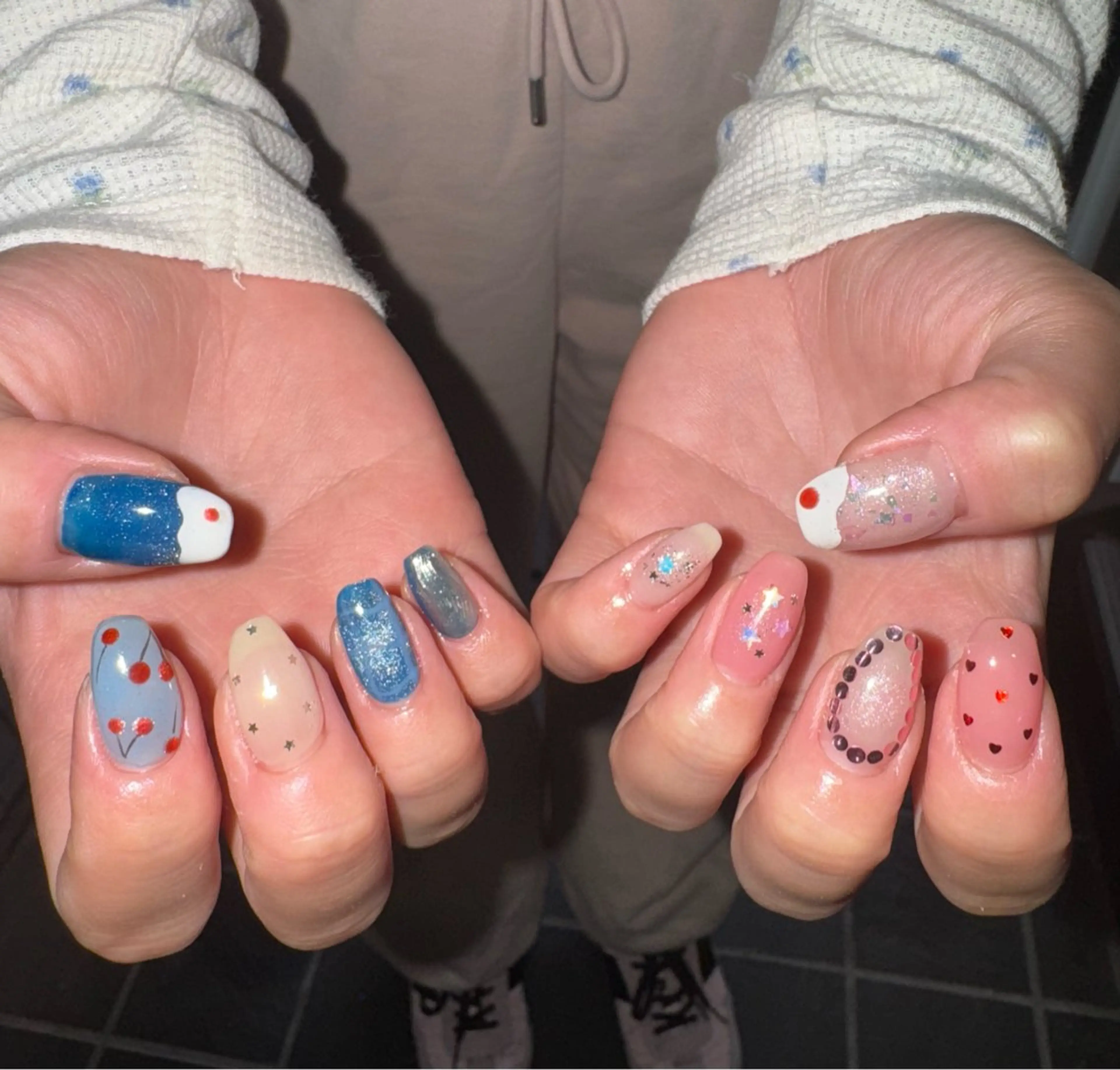 ネイル ハンドネイル フットネイル MITSUKI🪡 海外/個性派/ロングのネイルデザイン