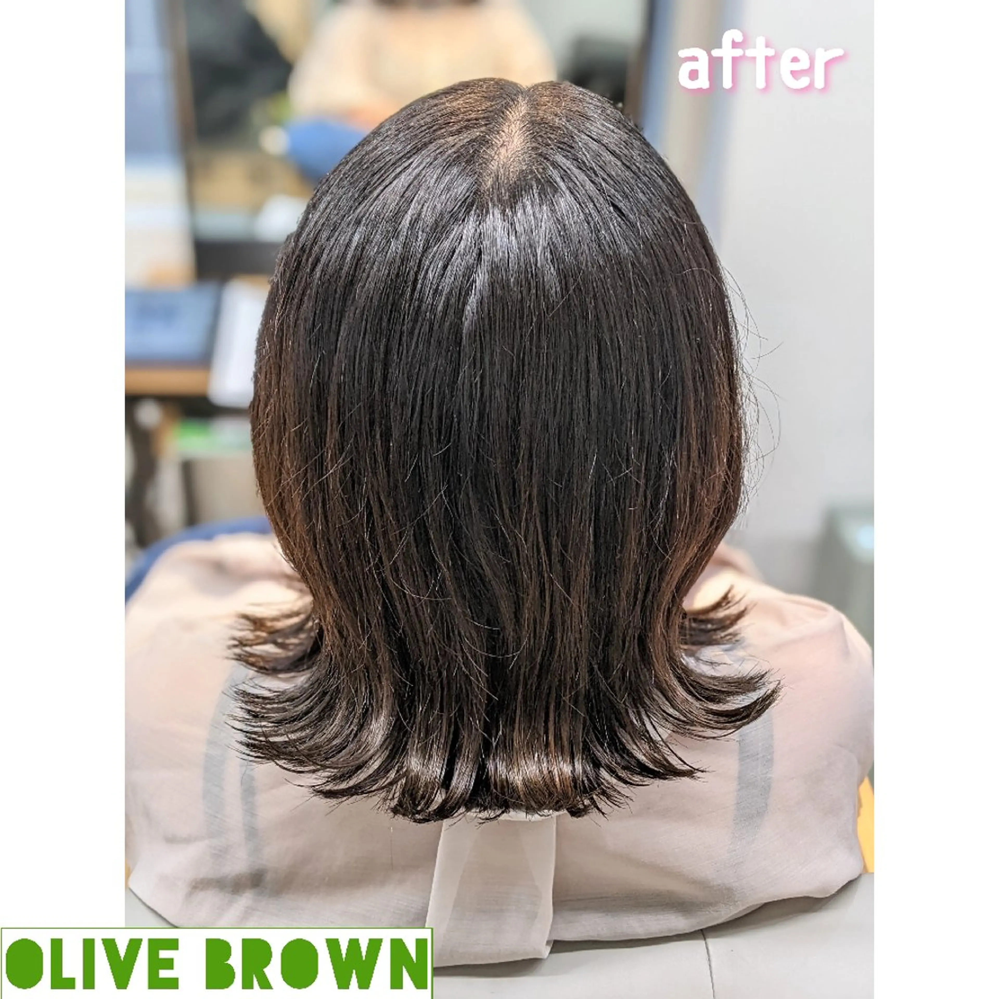 ミディアム ヘアカラー Kokeshi/美髪 /脱毛/ヘッドスパのヘアスタイル