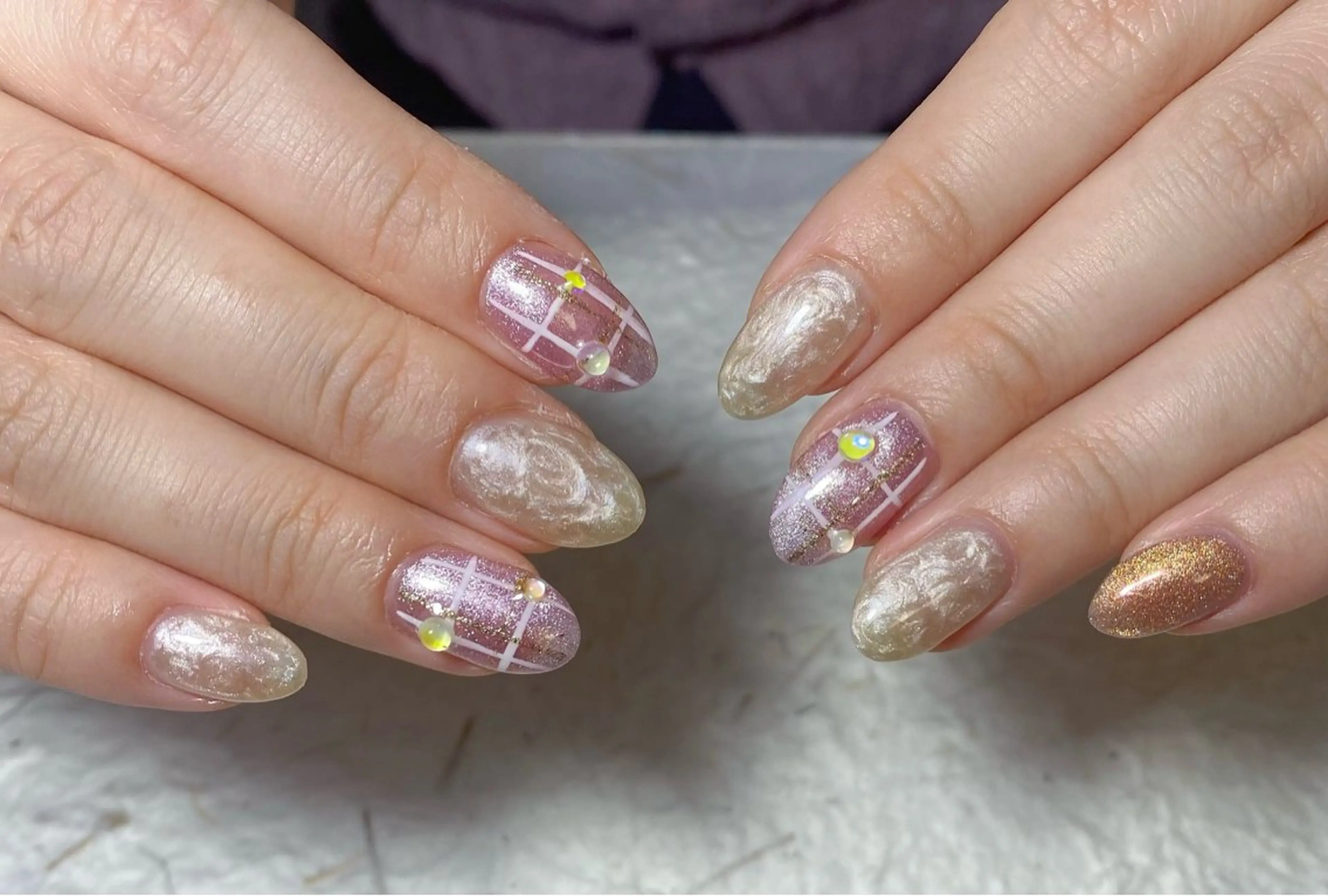 ネイル アートネイル フレンチネイル ジェルネイル グラデーション 韓国ネイル Nail Salon kihi大塚店のネイルデザイン