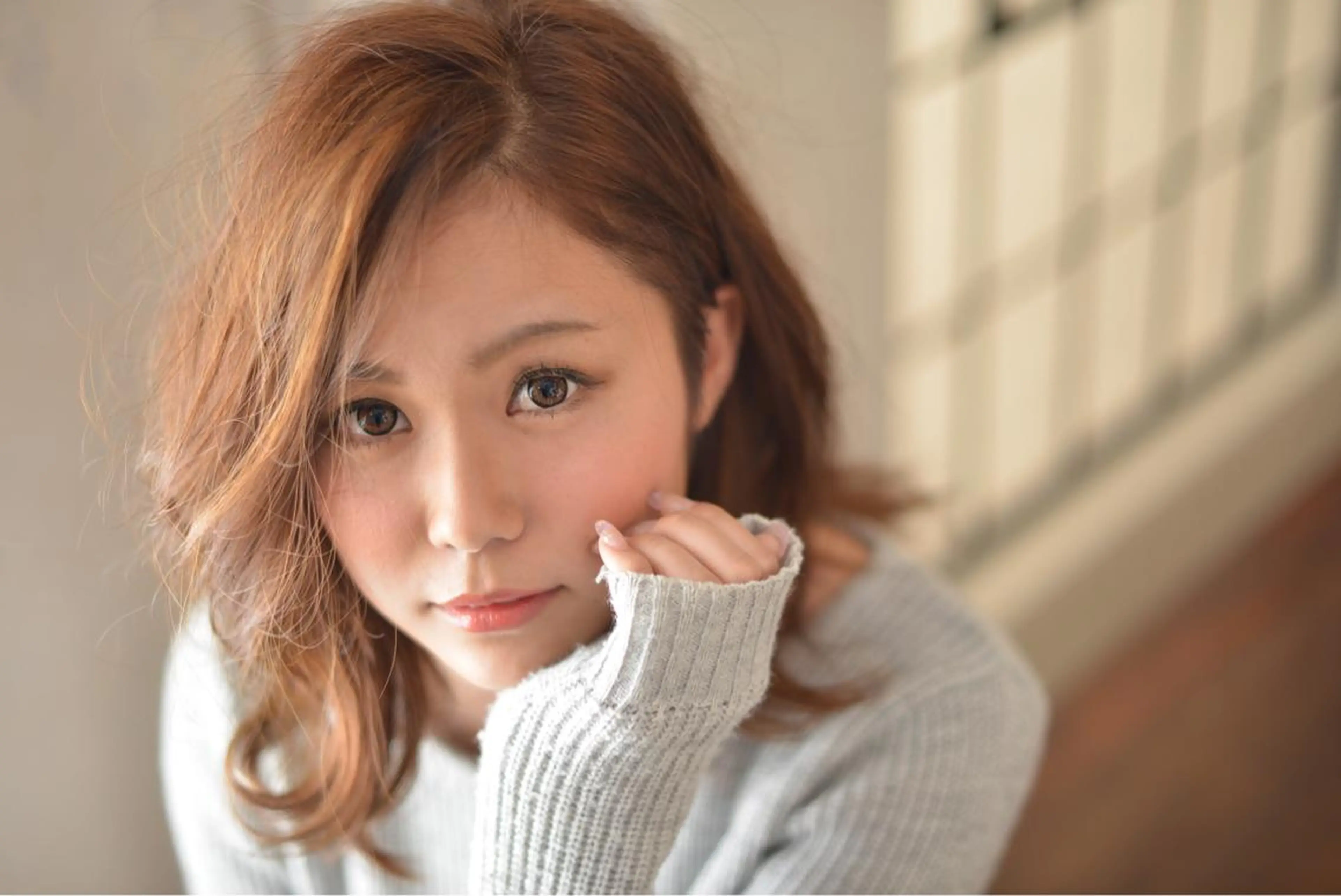 ミディアム カラー 浅沼 美歩のヘアスタイル