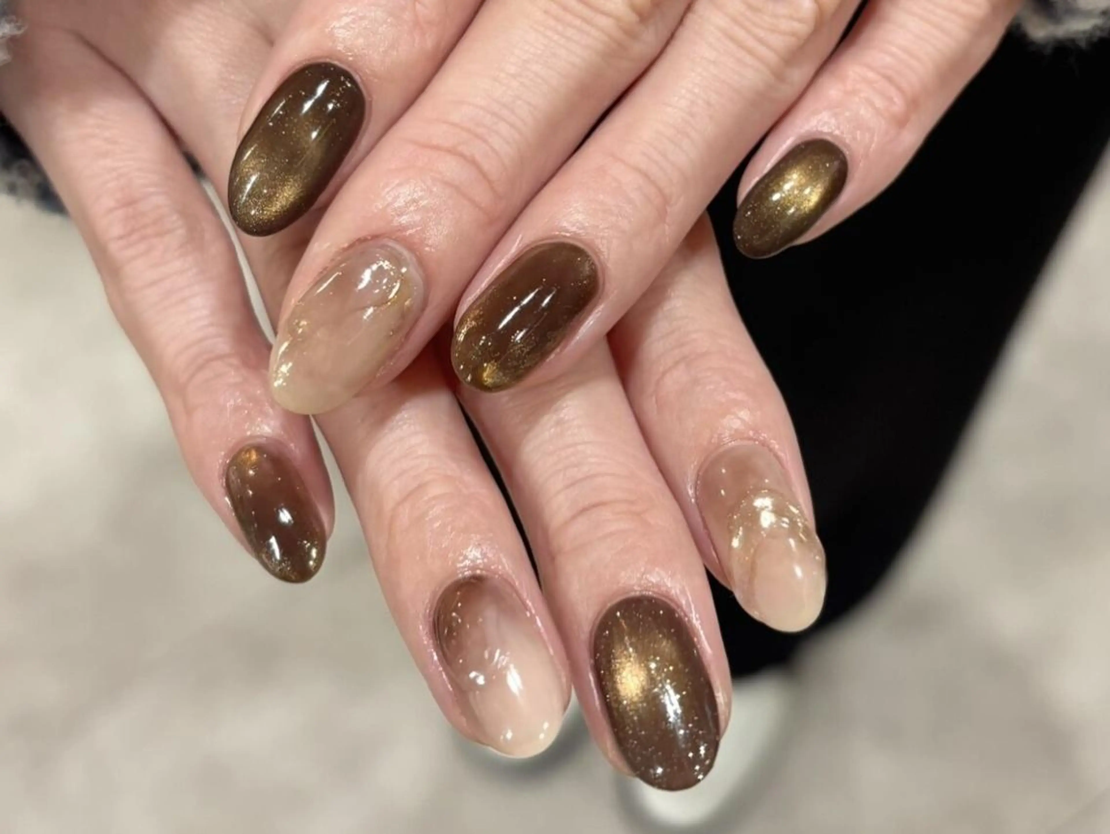ネイル ニュアンスネイル ハンドネイル パラジェル認定サロン N°nail 立川のネイルデザイン