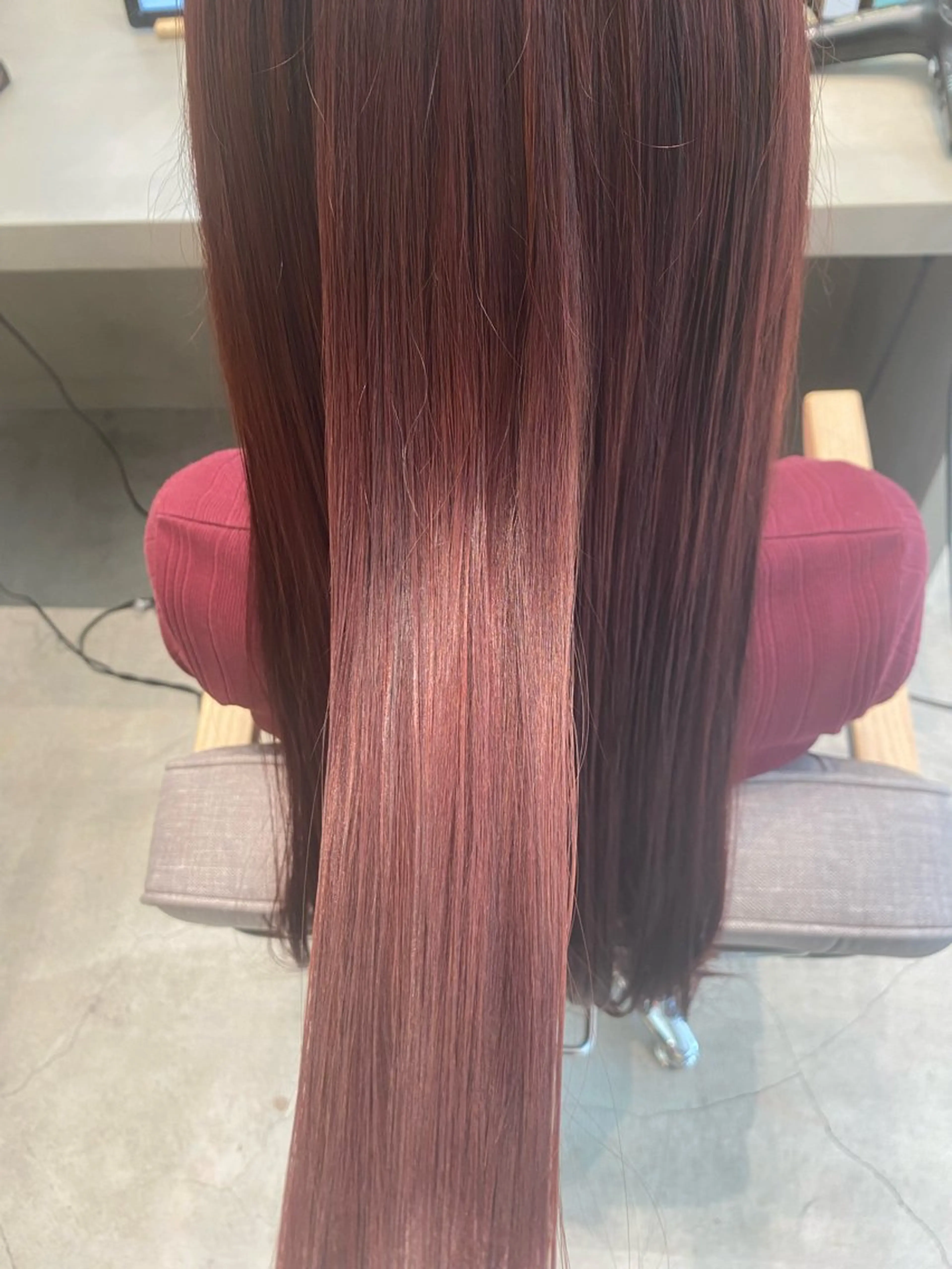 カラー ピンクカラー ReAN所属・ReAN あおいのヘアスタイル