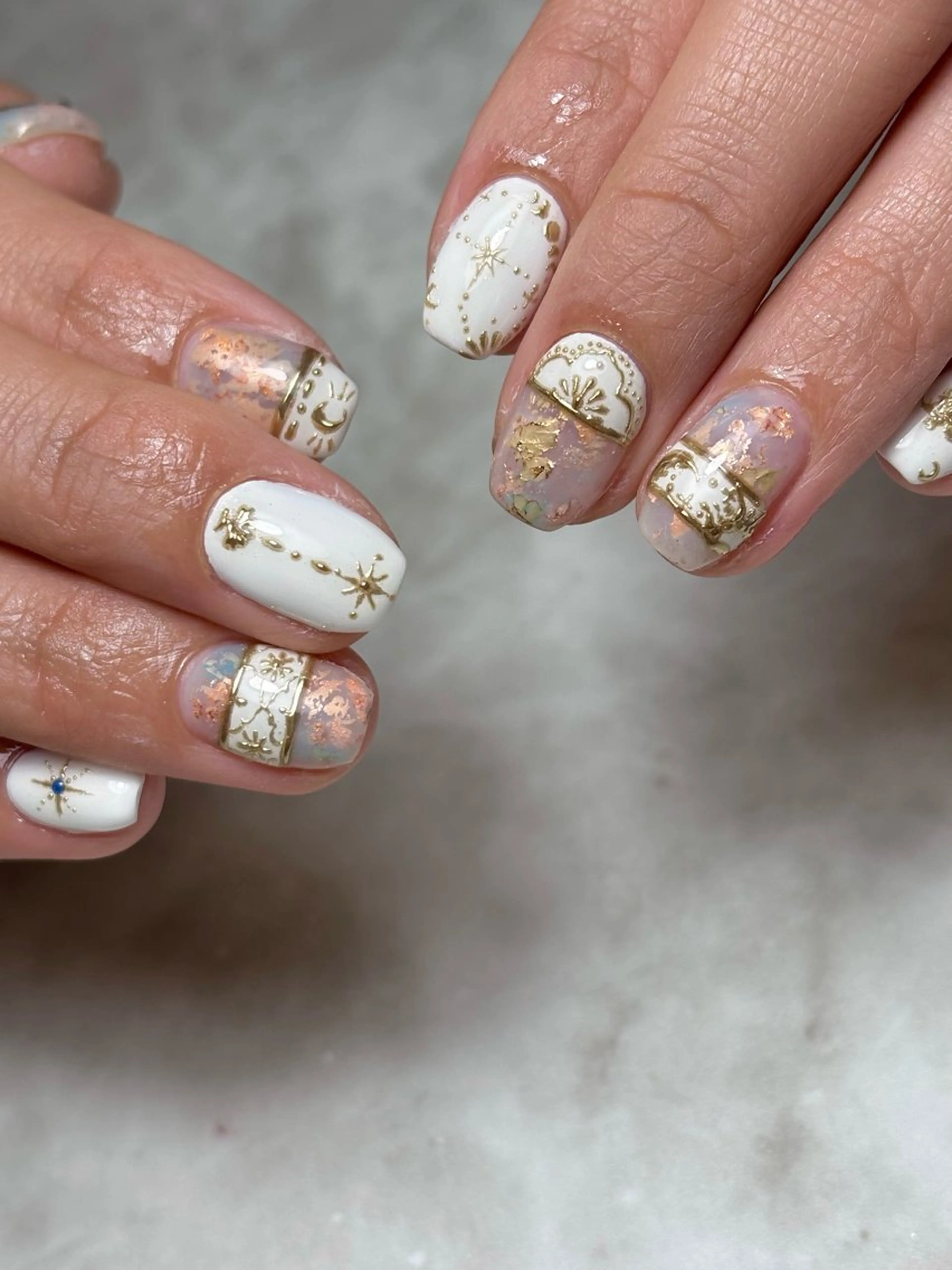 ネイル ハンドネイル Nailsalon E's cafeのネイルデザイン