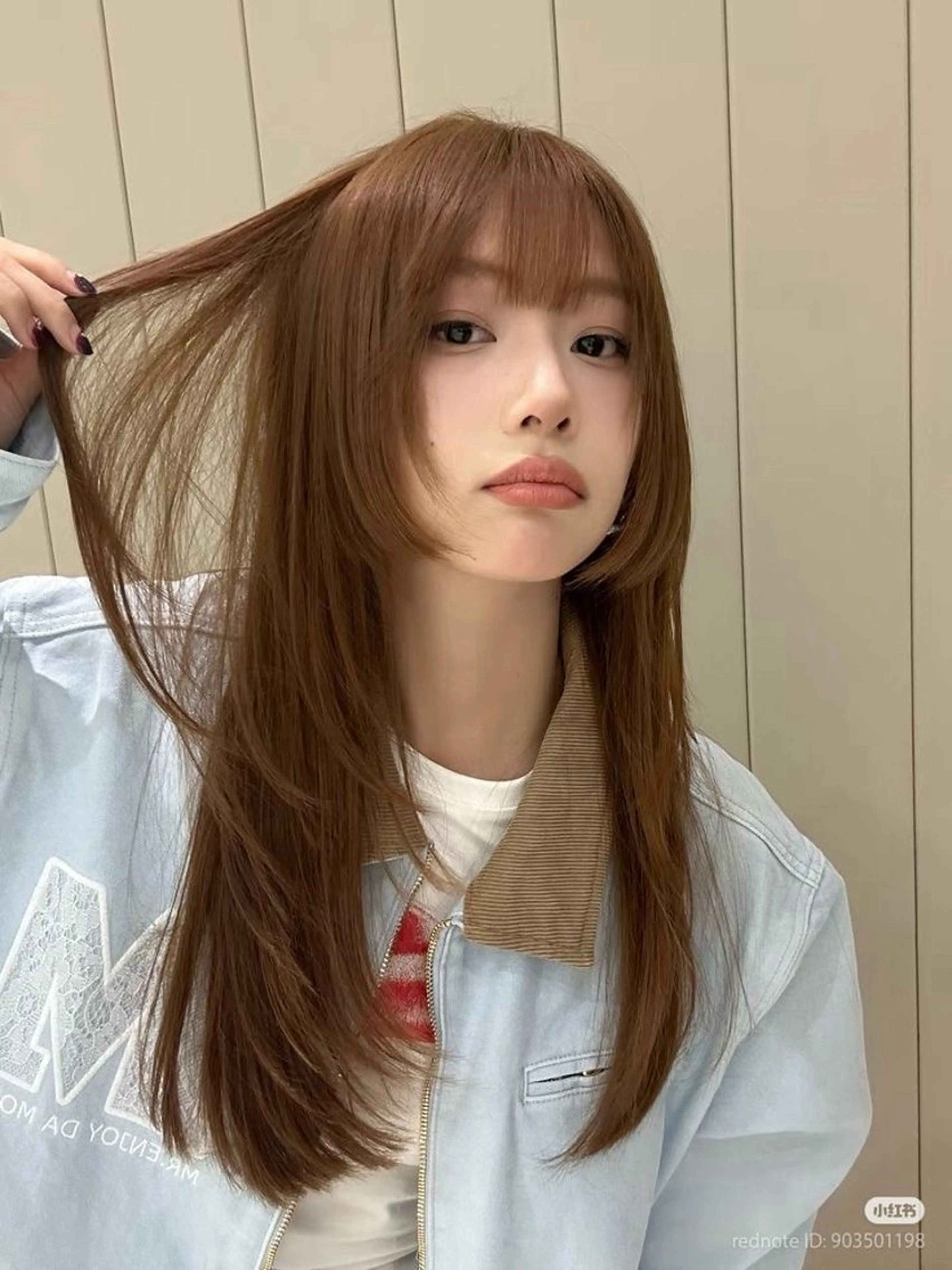 ロング カット トリートメント ヘッドスパ ヘアセット 🤍レイヤーカット/ ベージュヘア🤍のヘアスタイル