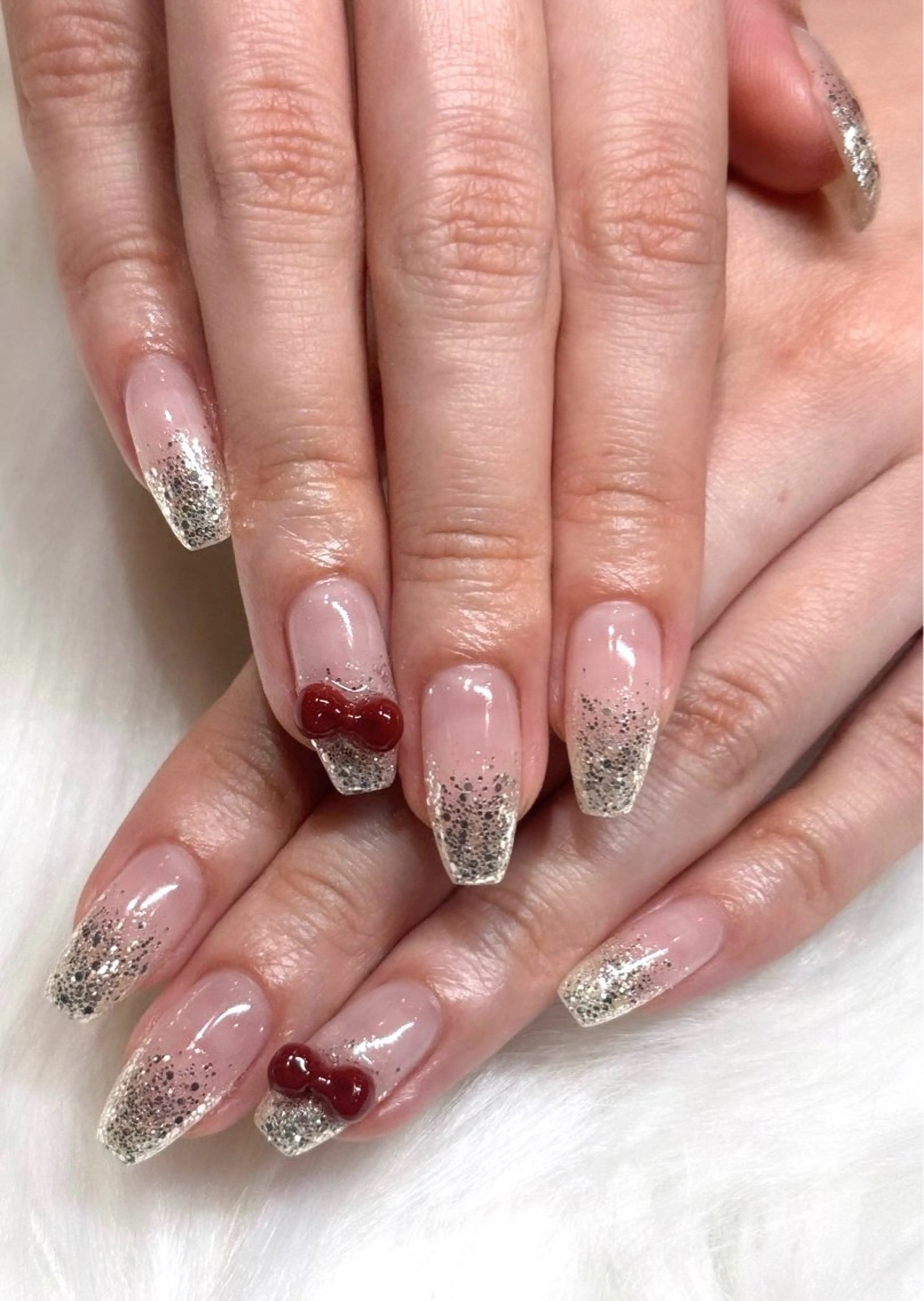 オフ込みラメグラ(ハンド)の写真