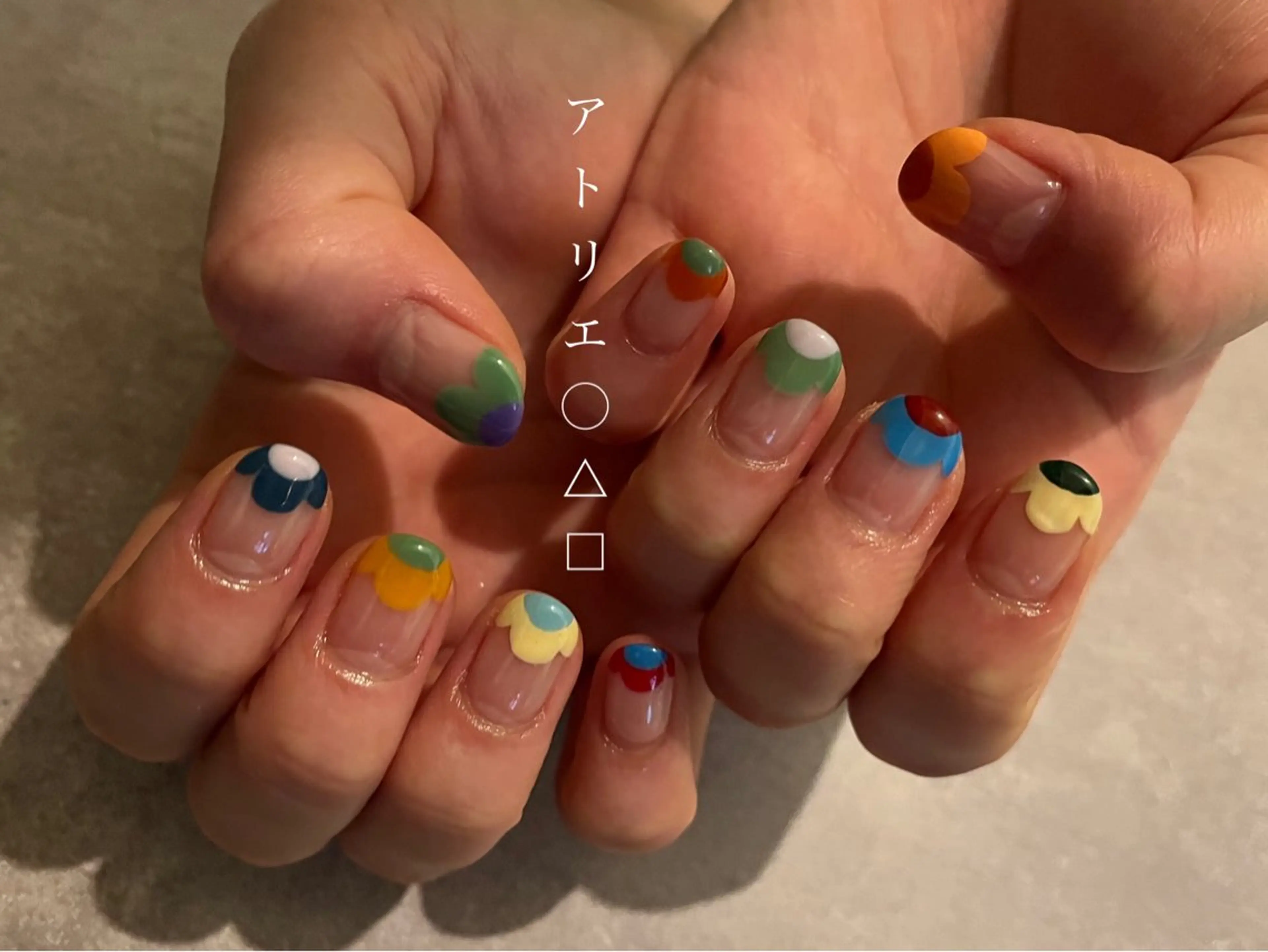 ネイル ハンドネイル アトリエ ○△□のネイルデザイン