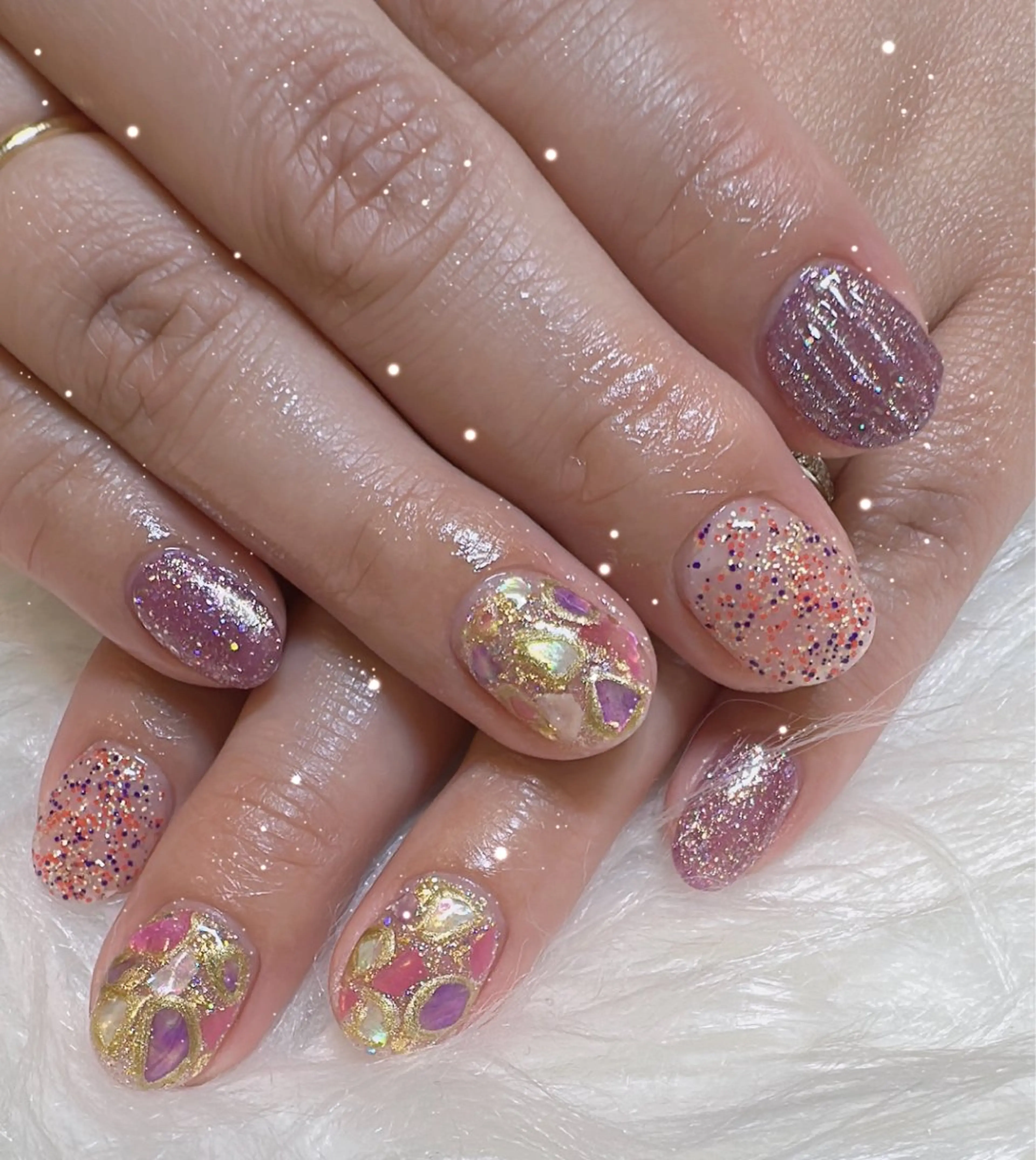 ネイル 持ち込み キュート ネイルのネイルデザイン