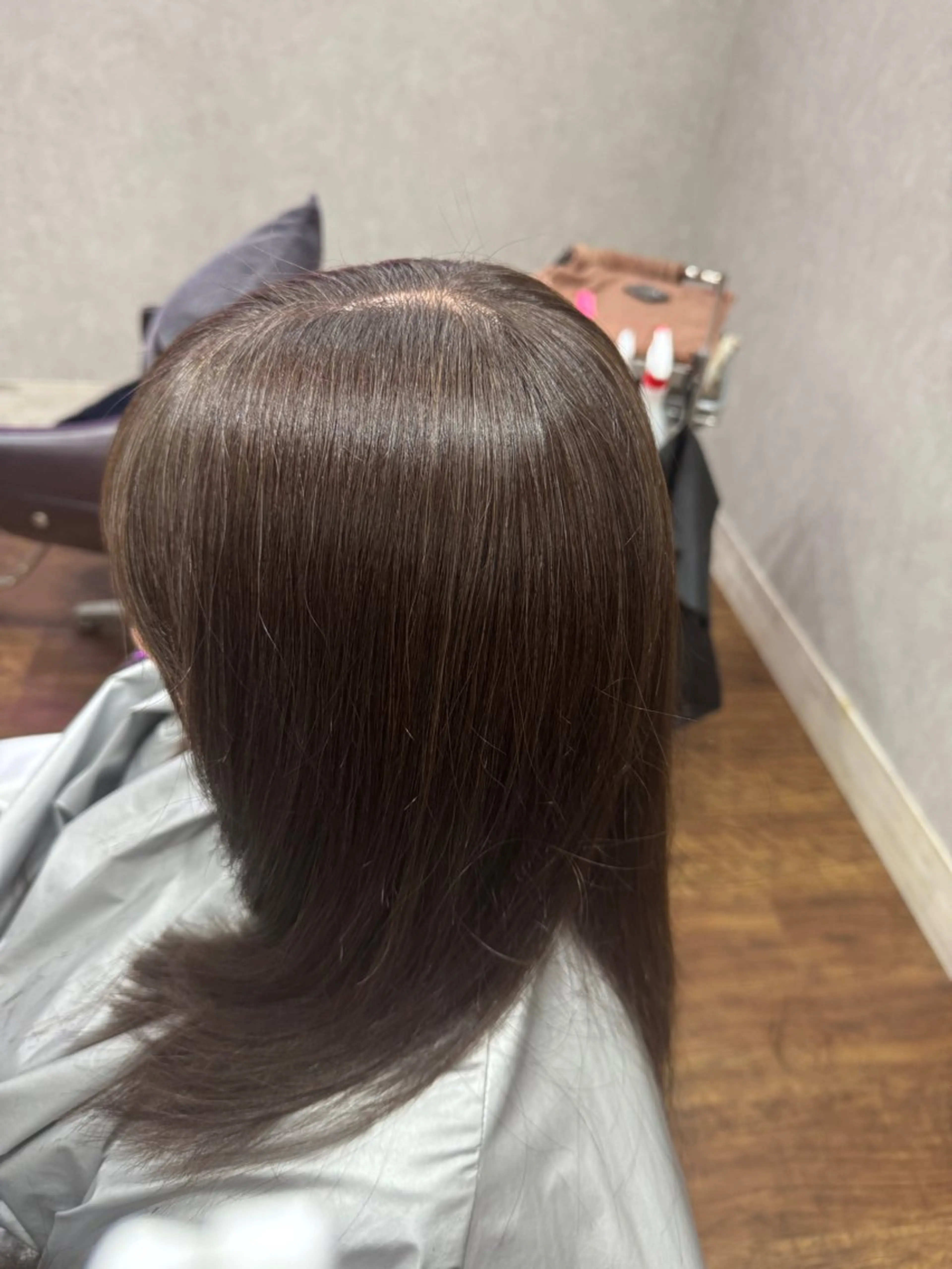 セミロング ハイライト ヘアカラー トリートメント ルスリー守山店所属・髪質改善美容師 🌟塚本のヘアスタイル