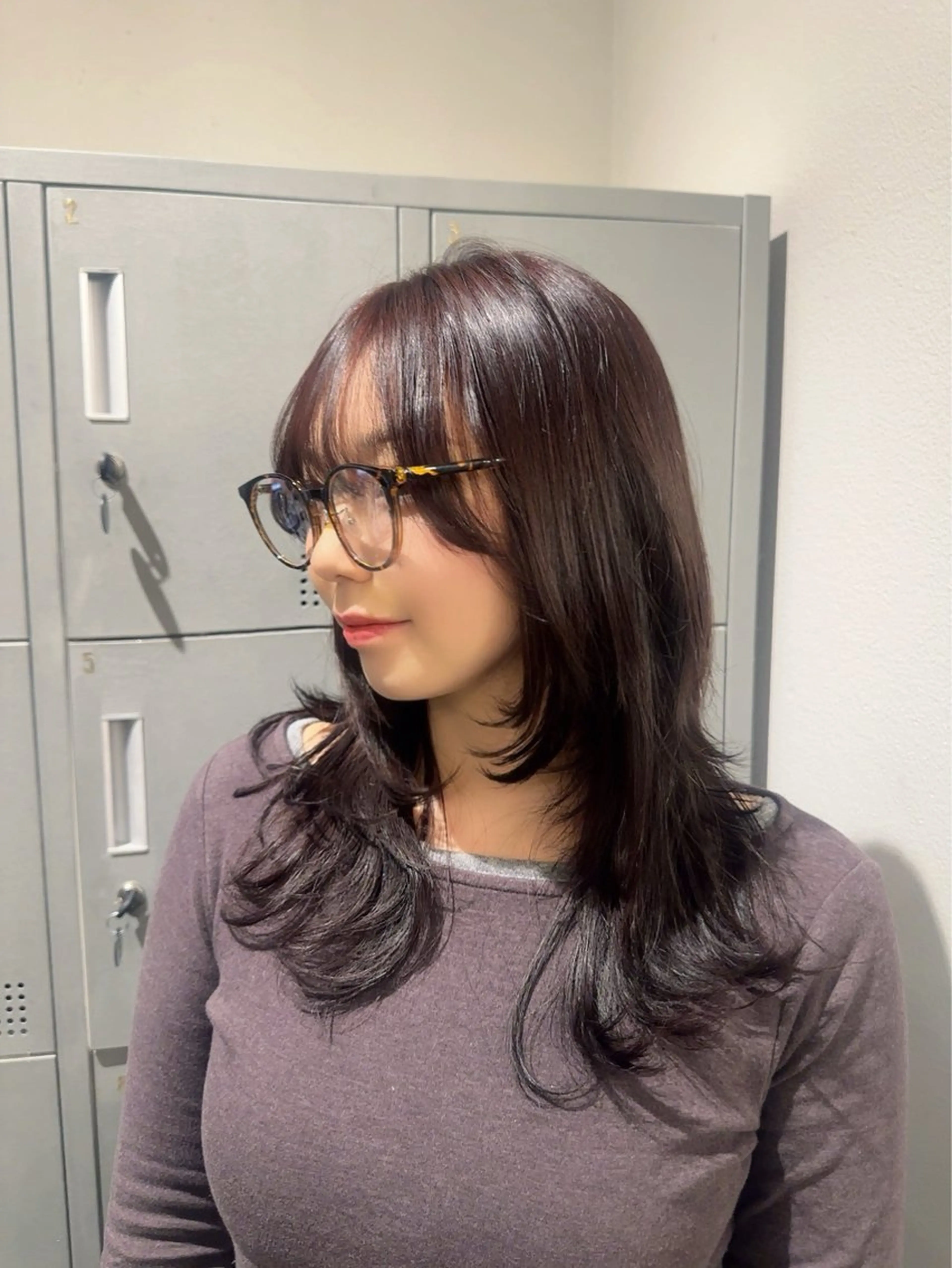 セミロング 透明感カラー/レイ ヤーカット/KaHoのヘアスタイル