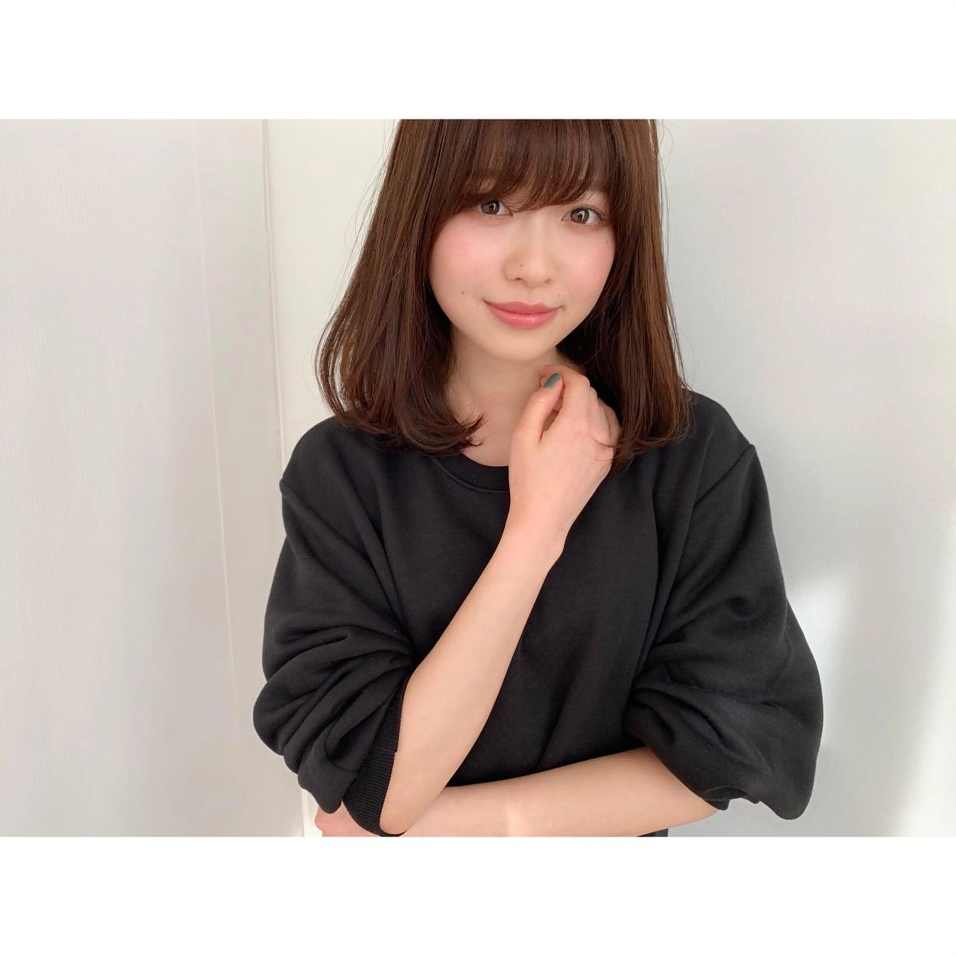 ミディアム カラー ベージュカラー 美容室Violet所属・伊藤 ひかりのヘアスタイル