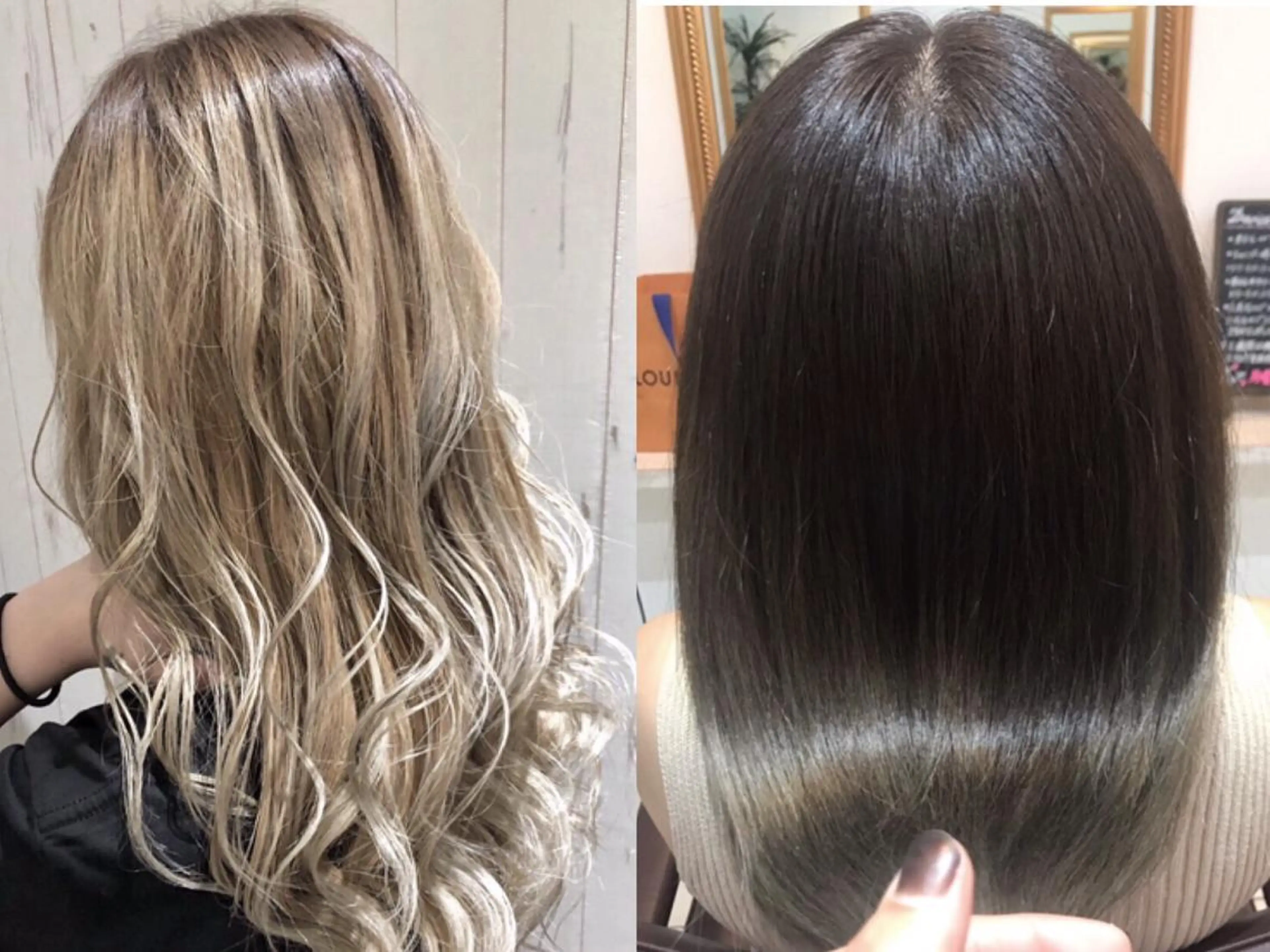 セミロング カラー Device ディバイスのヘアスタイル