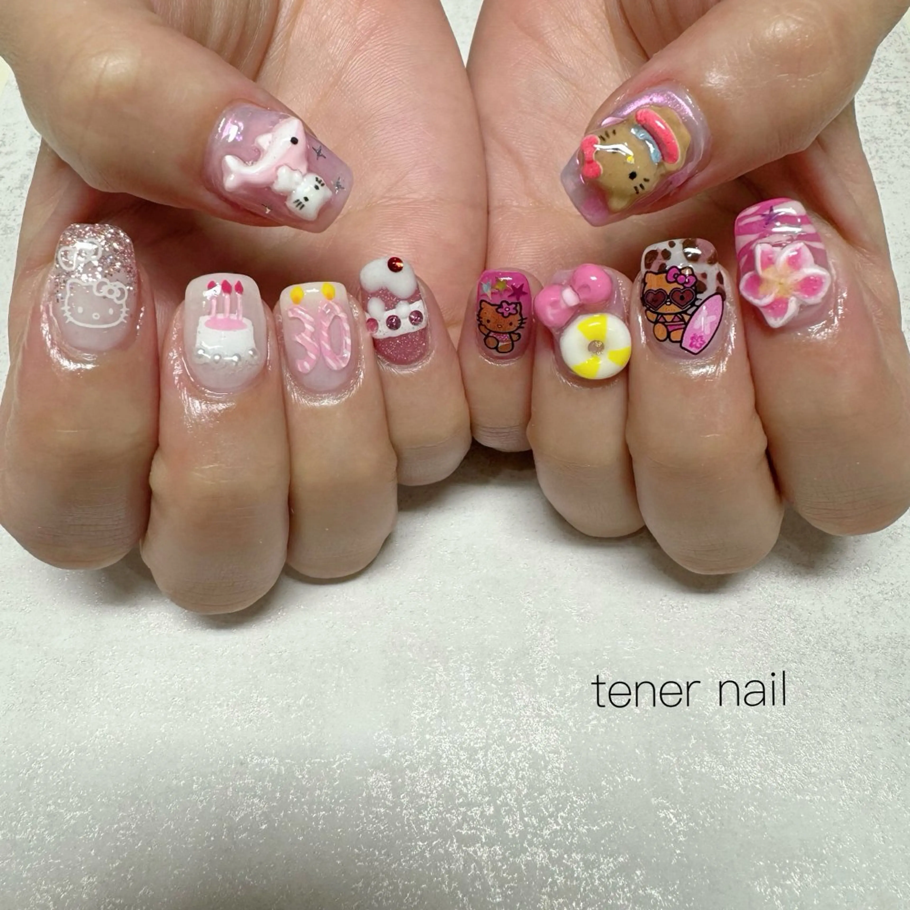 ネイル ハンドネイル tener  nail  テネルネイル所属・テネルネイル tener nailのネイルデザイン