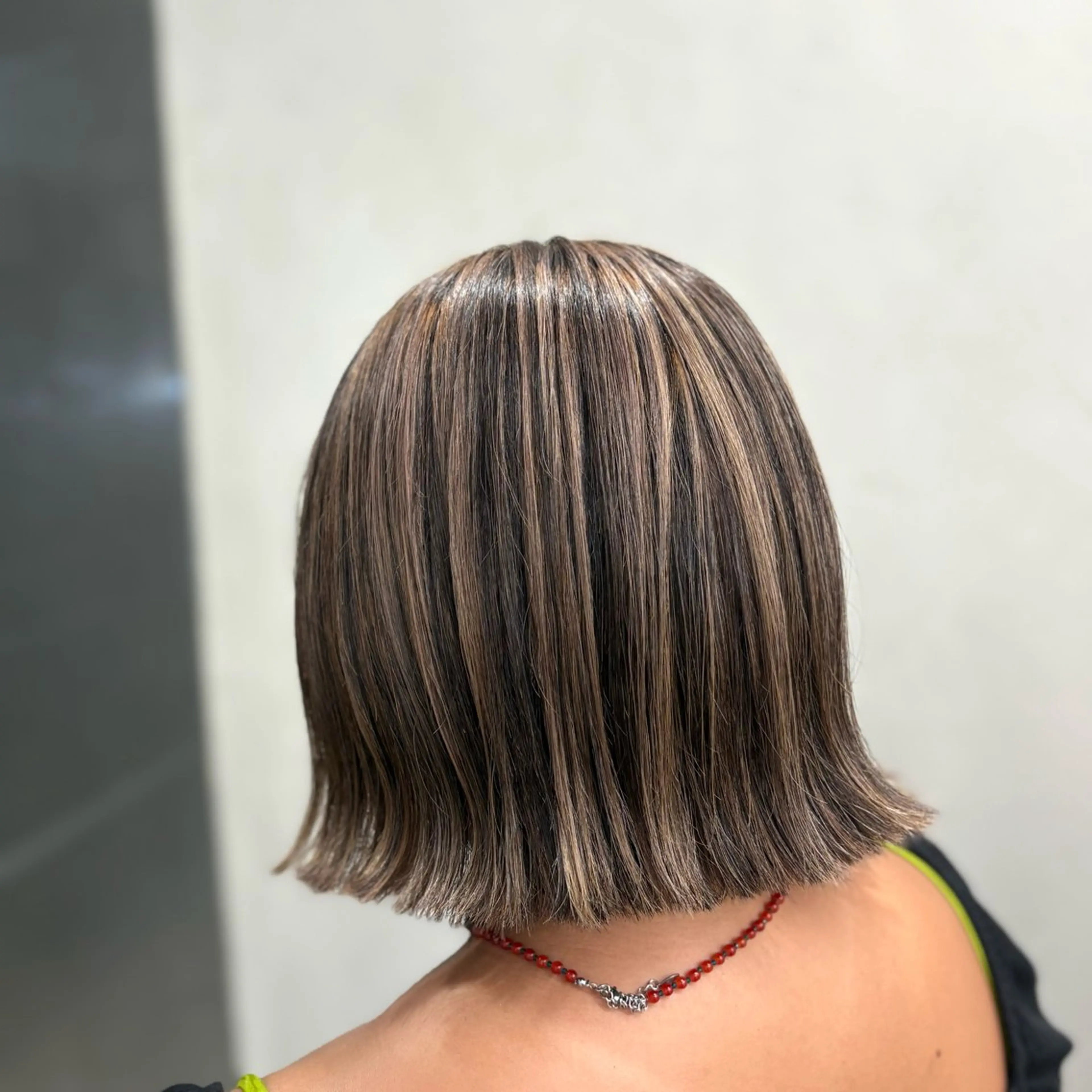 ミディアム カラー ブリーチなし透明感 カラー✨横山 佳希のヘアスタイル