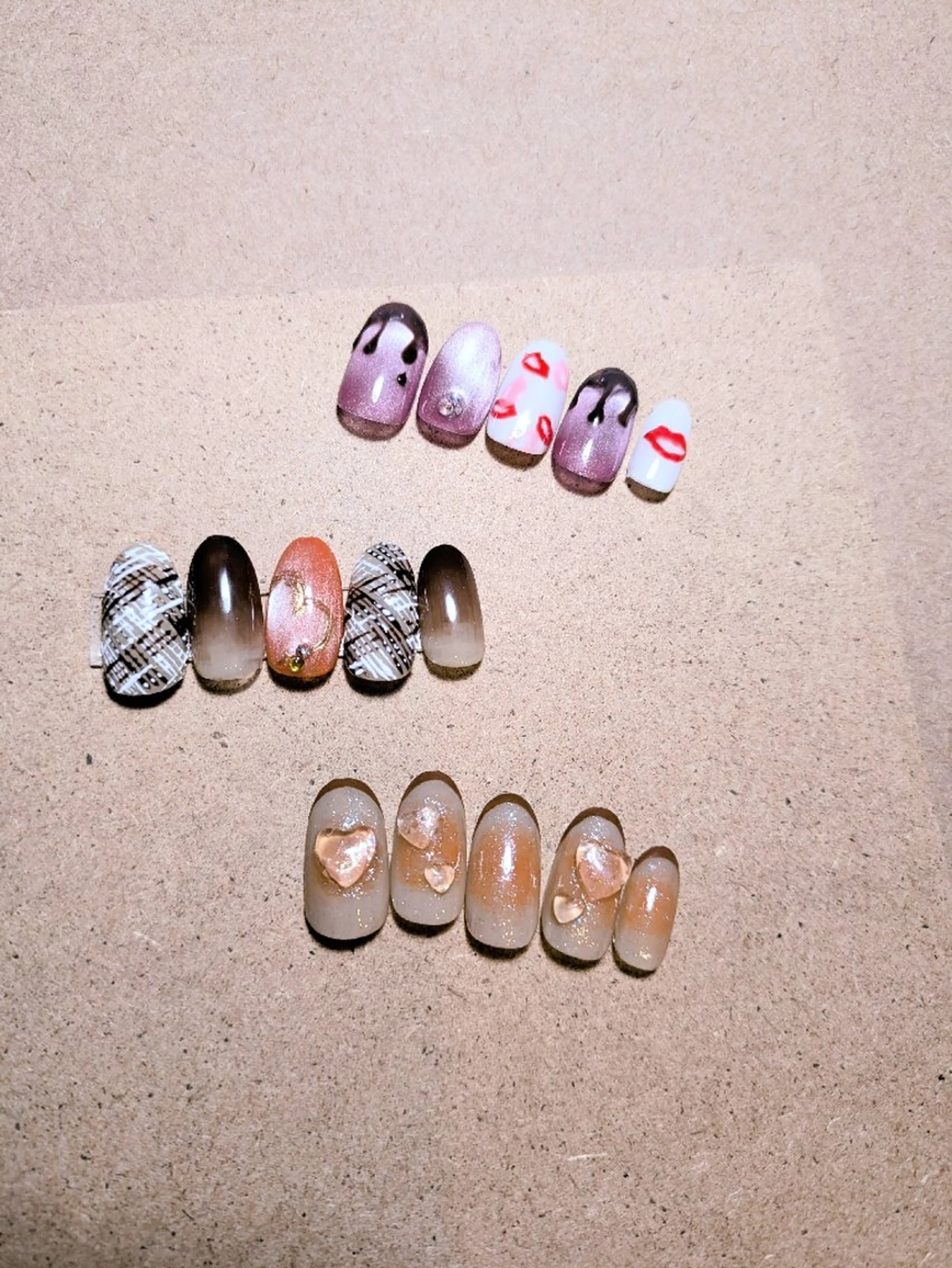 ネイル バレンタイン こもり さくらのネイルデザイン