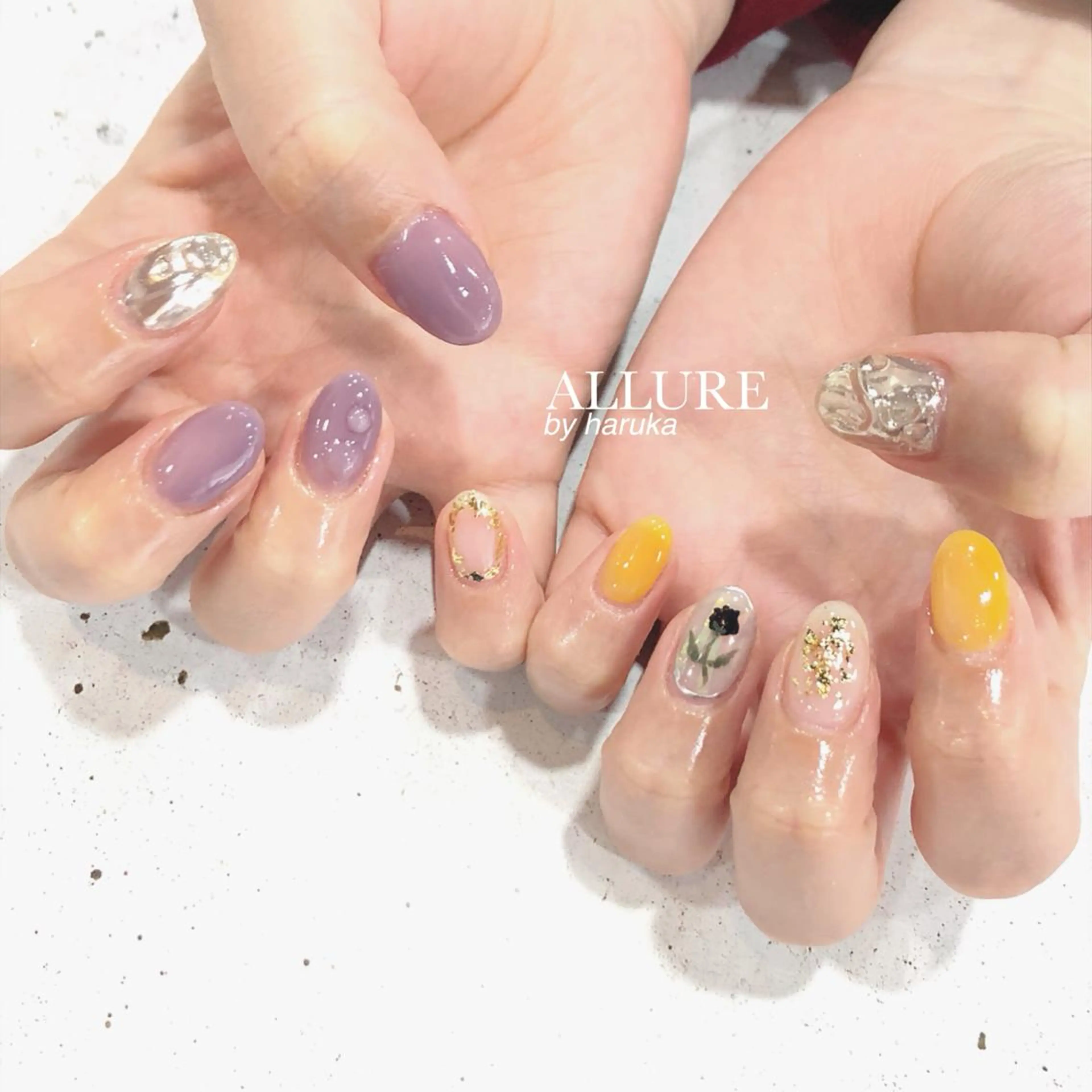 ネイル ハンドネイル Allure小山店 高橋陽香のネイルデザイン