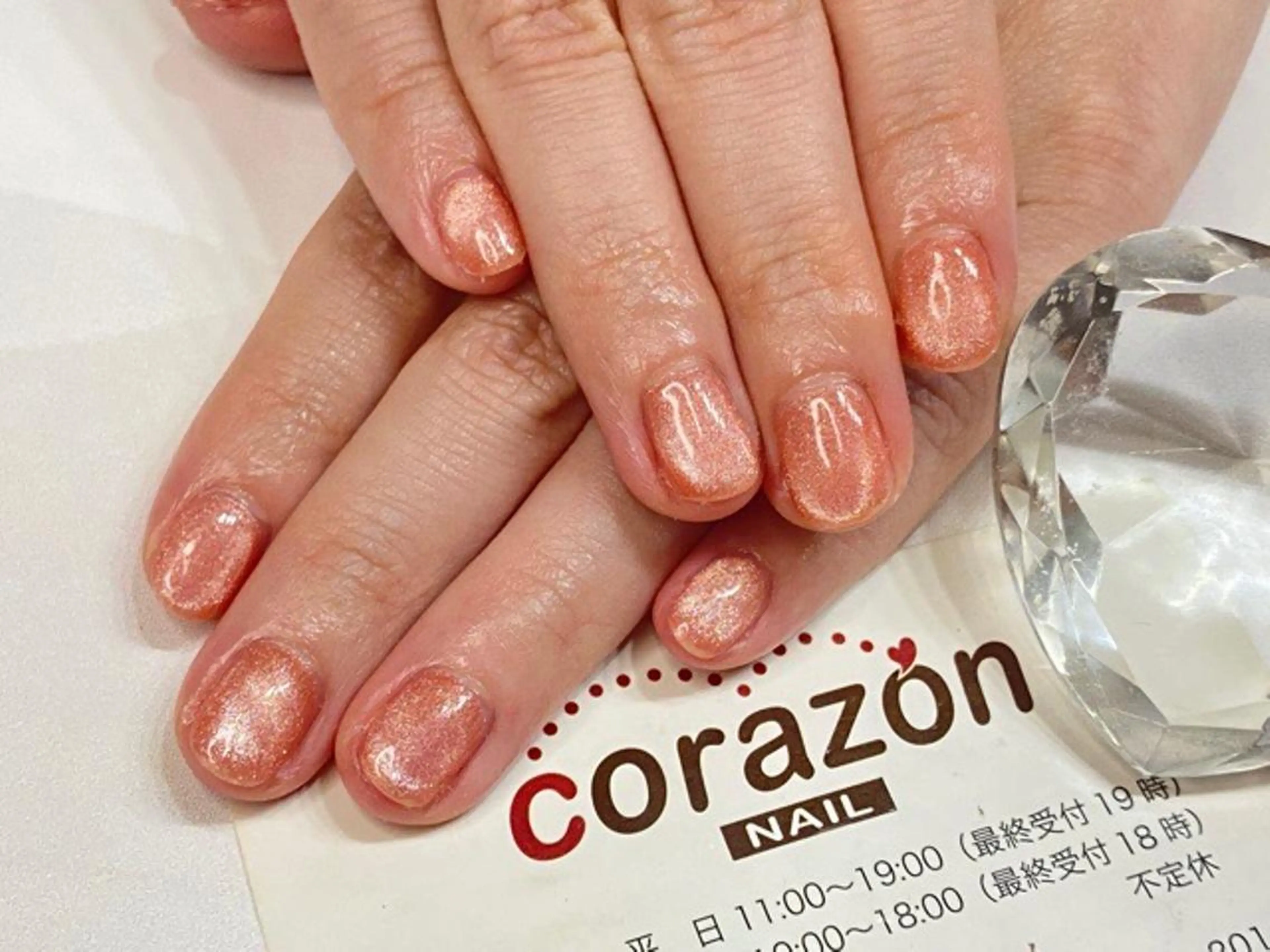 ネイル ジェルネイル マグネットネイル ワンカラーネイル ハンドネイル corazon所属・ネイリスト aicoのネイルデザイン