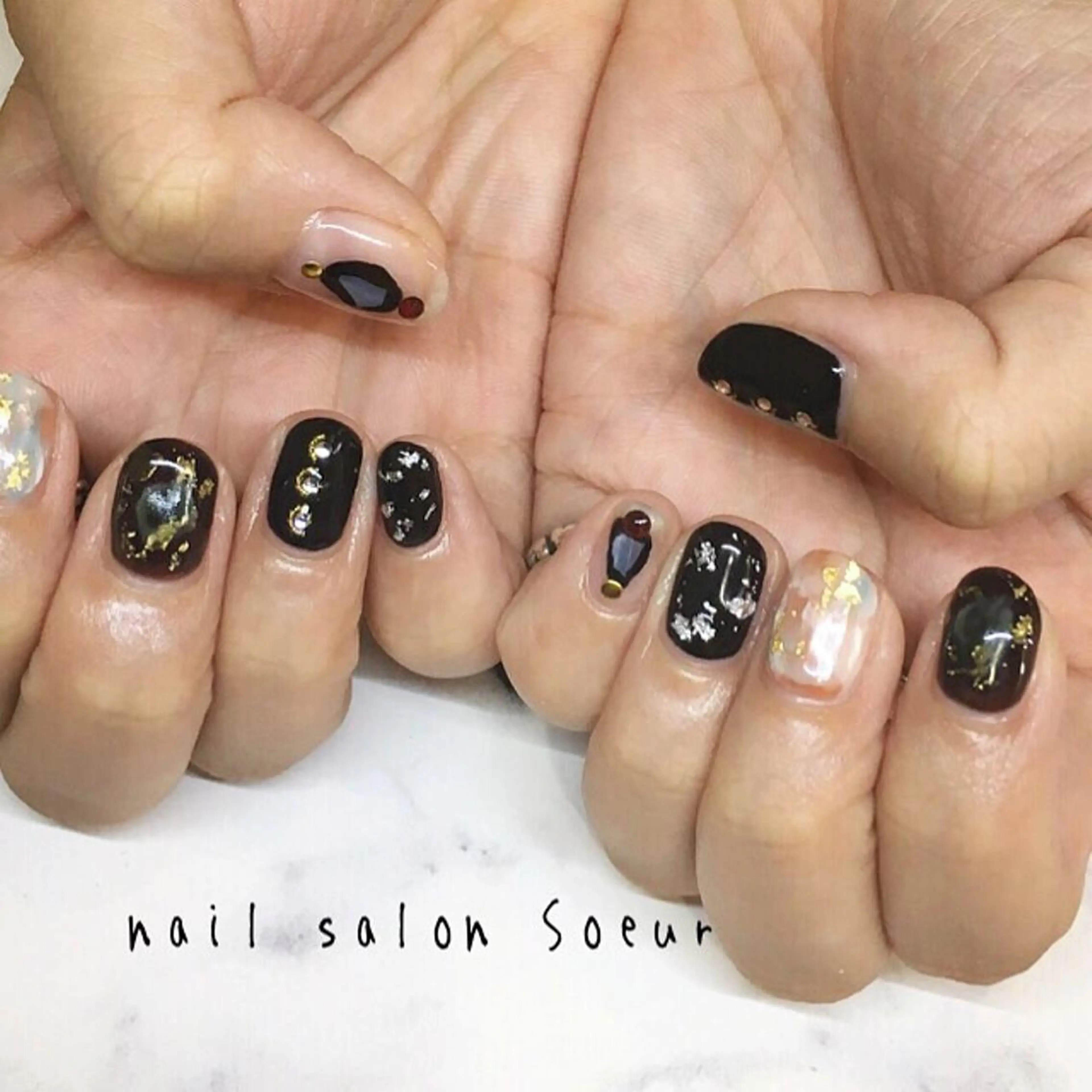 ネイル アートネイル ジェルネイル ハンドネイル nail salon Soeurのネイルデザイン