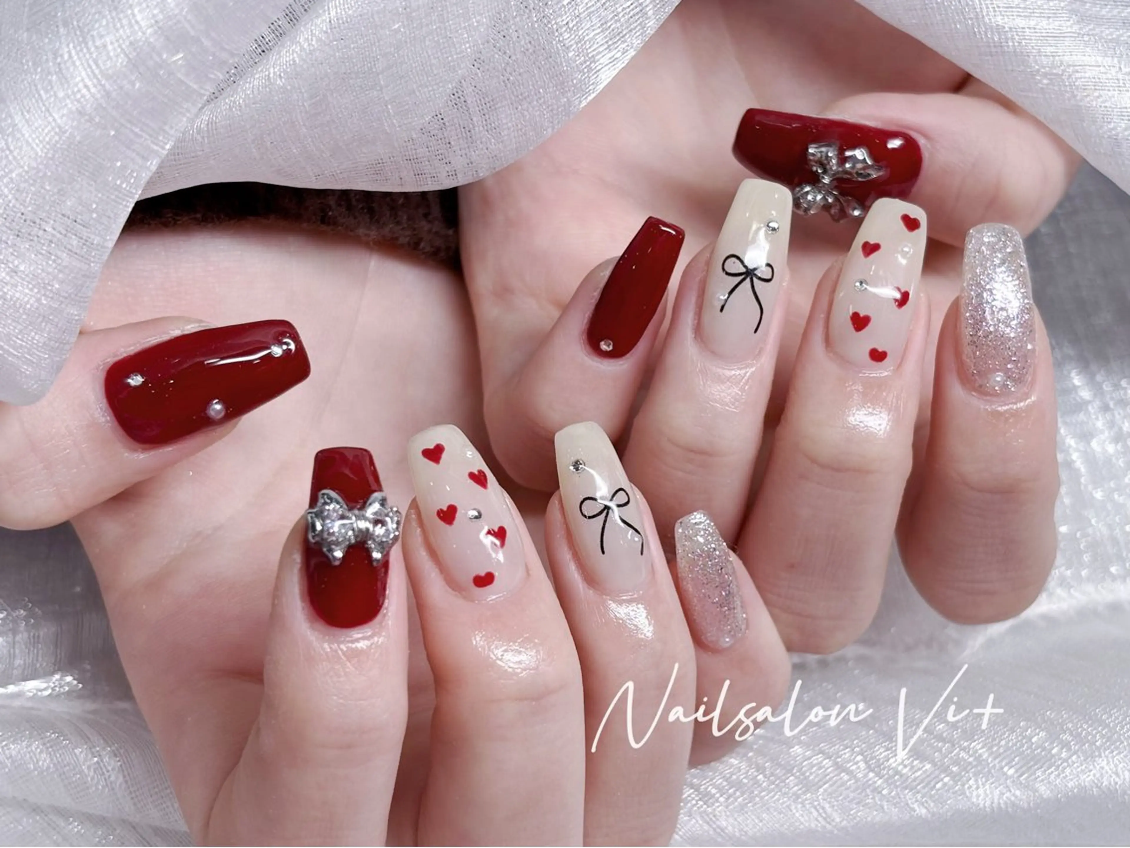 ネイル ハンドネイル Nailsalon Vi+ももか🩷のネイルデザイン