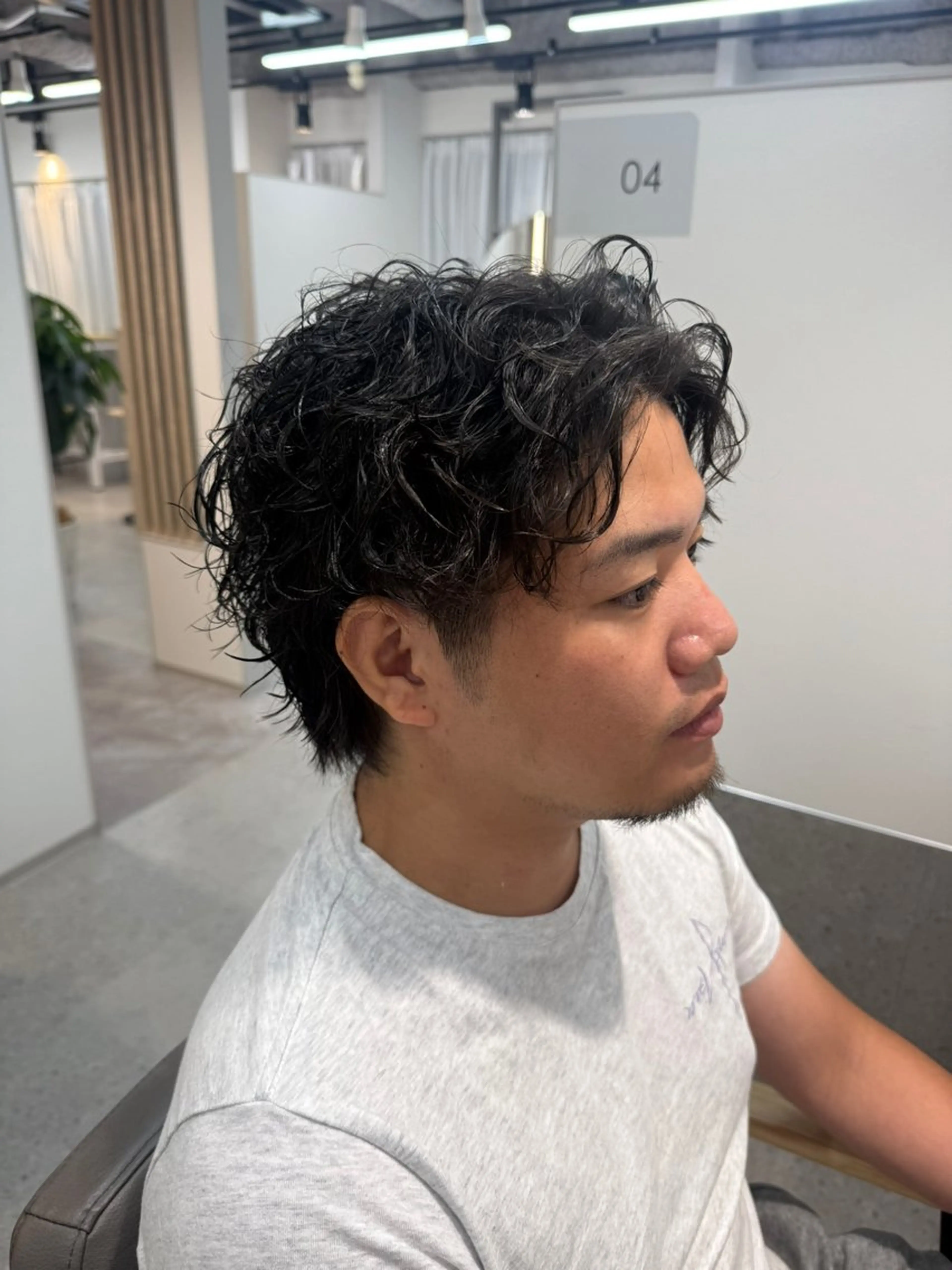 パーマ メンズ 川﨑 未稀のヘアスタイル