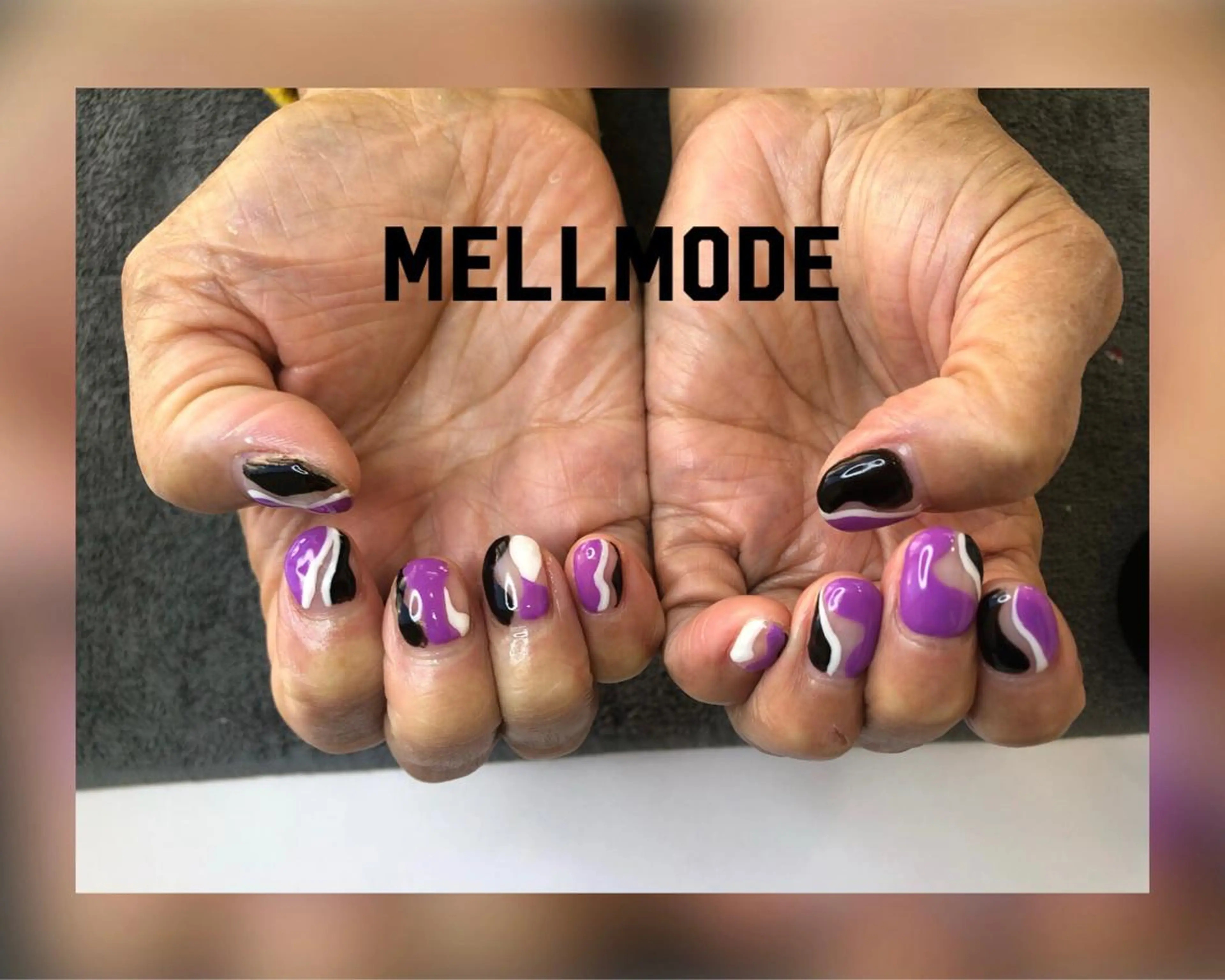 ネイル アートネイル クリアネイル ハンドネイル MELLMODE所属・Nakano Kanaのネイルデザイン