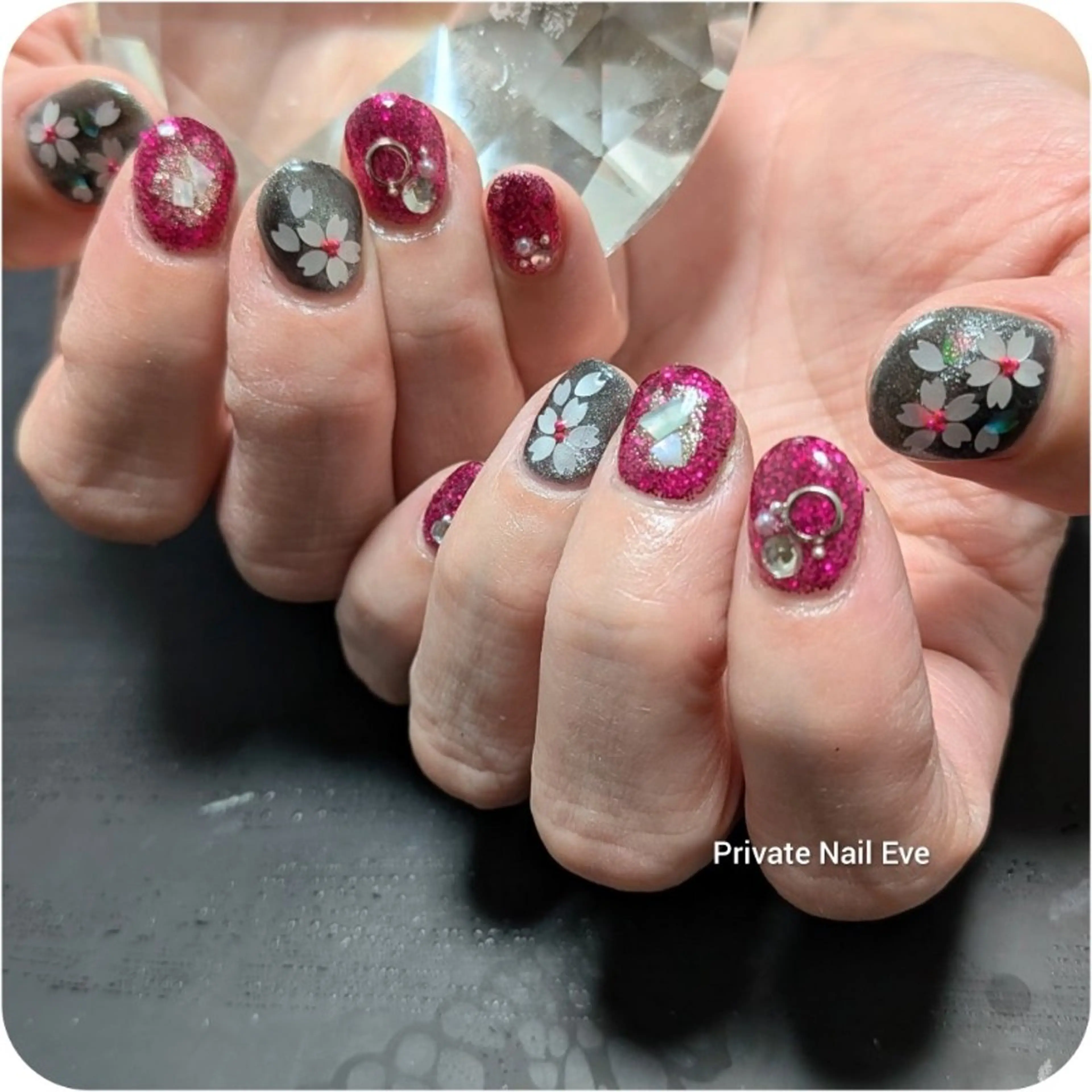 ネイル 桜ネイル ハンドネイル ネイル junkoのネイルデザイン