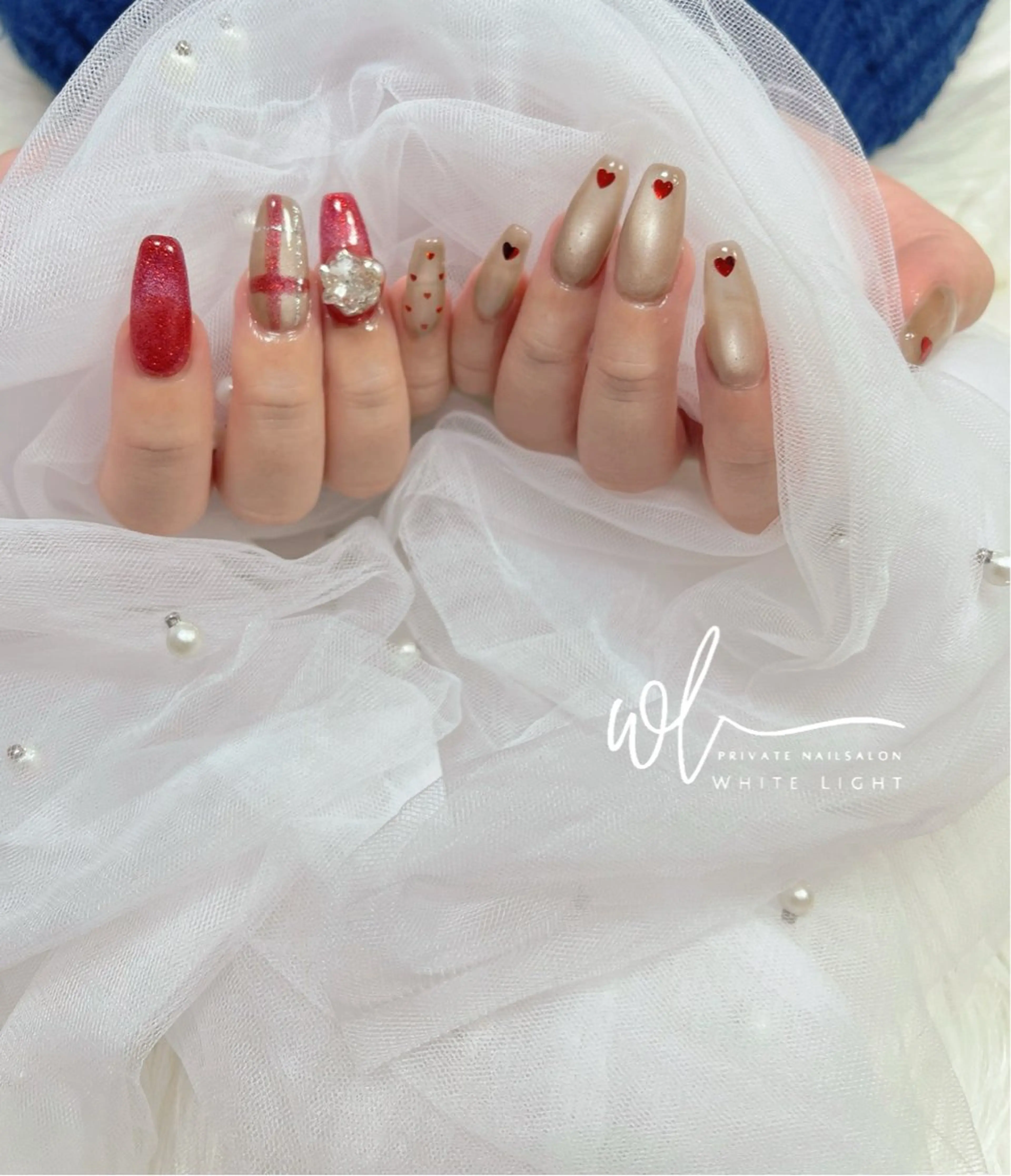 ネイル ハンドネイル プライベートサロン WhiteLightのネイルデザイン