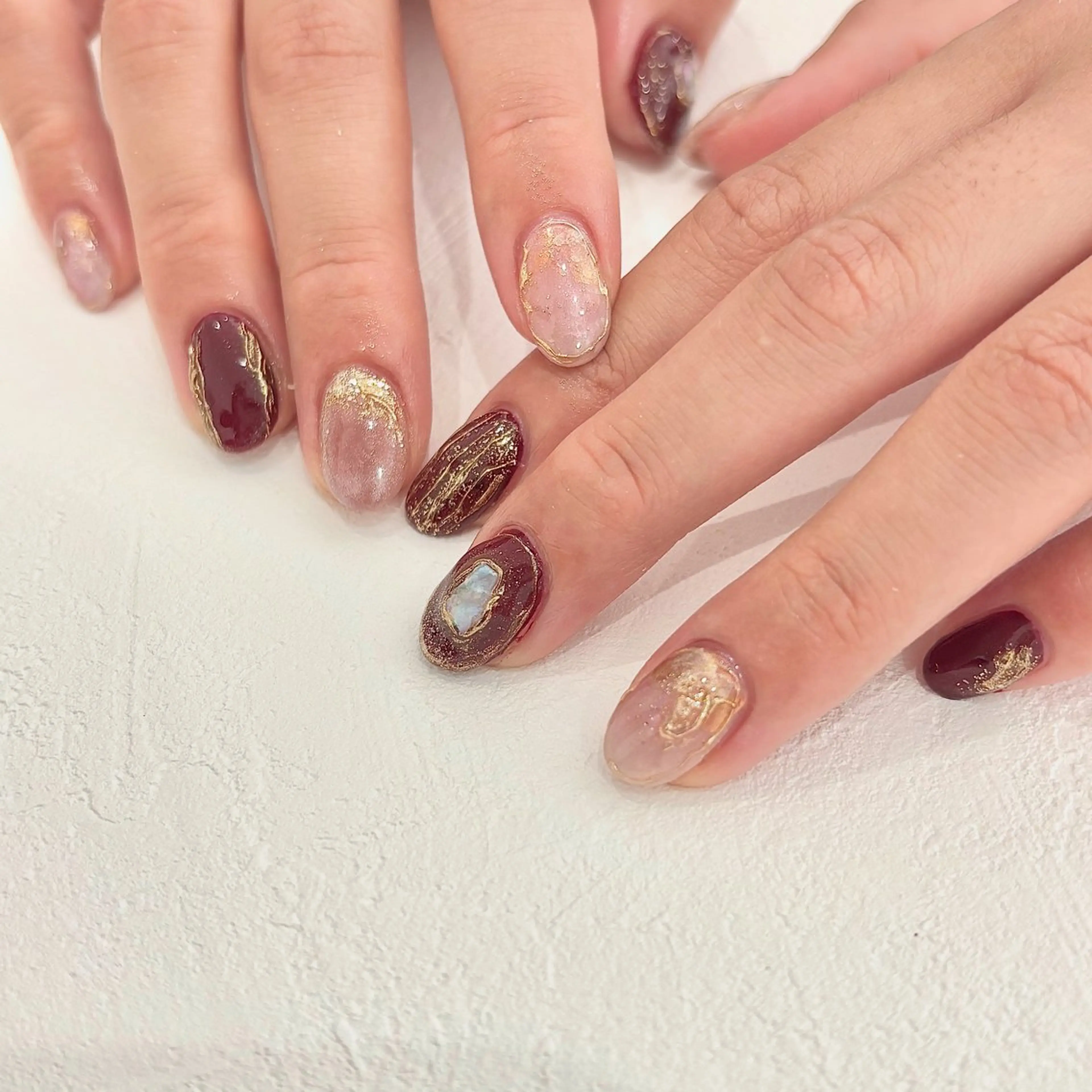 ネイル ハンドネイル Allure小山店 Maiのネイルデザイン