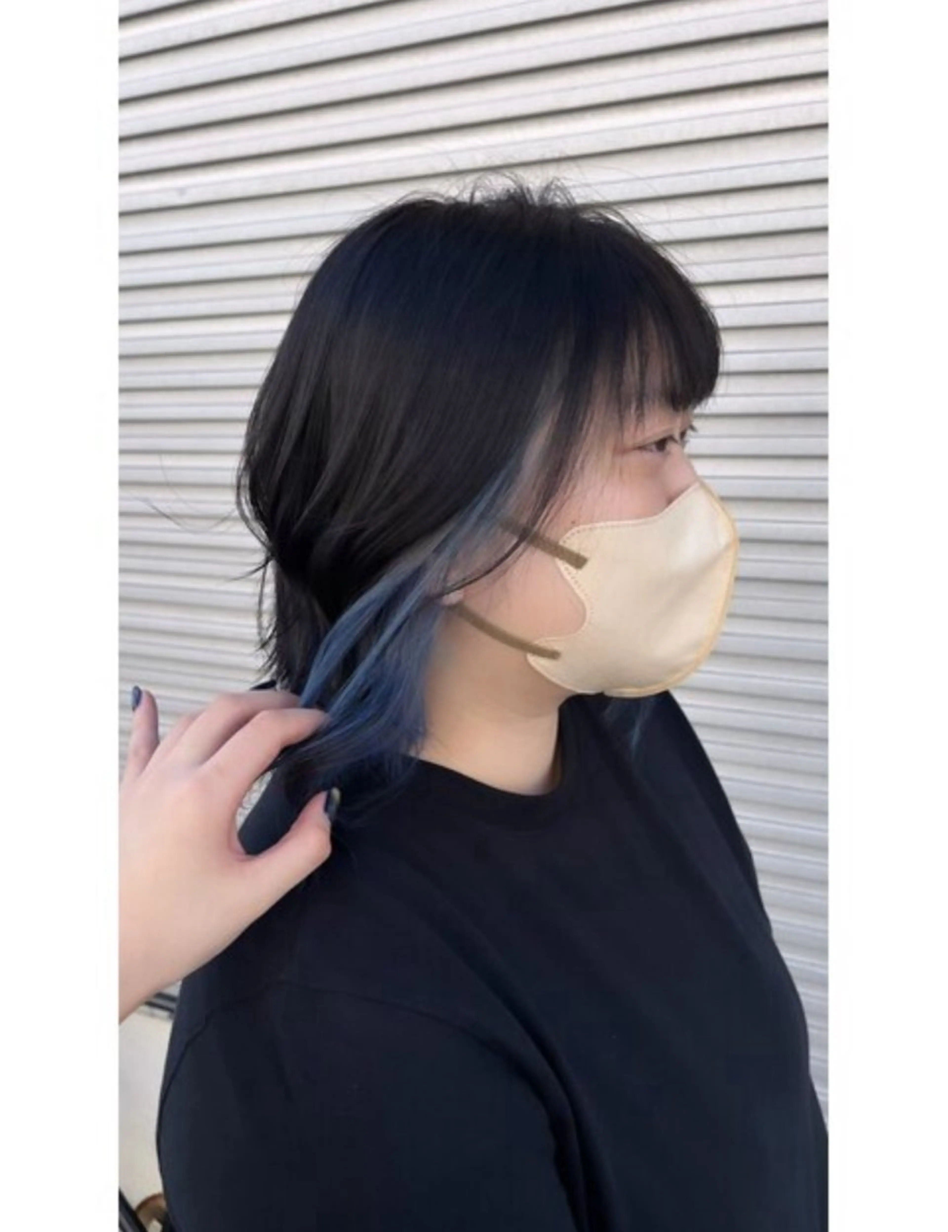 ミディアム カラー 透明感カラー/ くびれヘア/ユウユのヘアスタイル